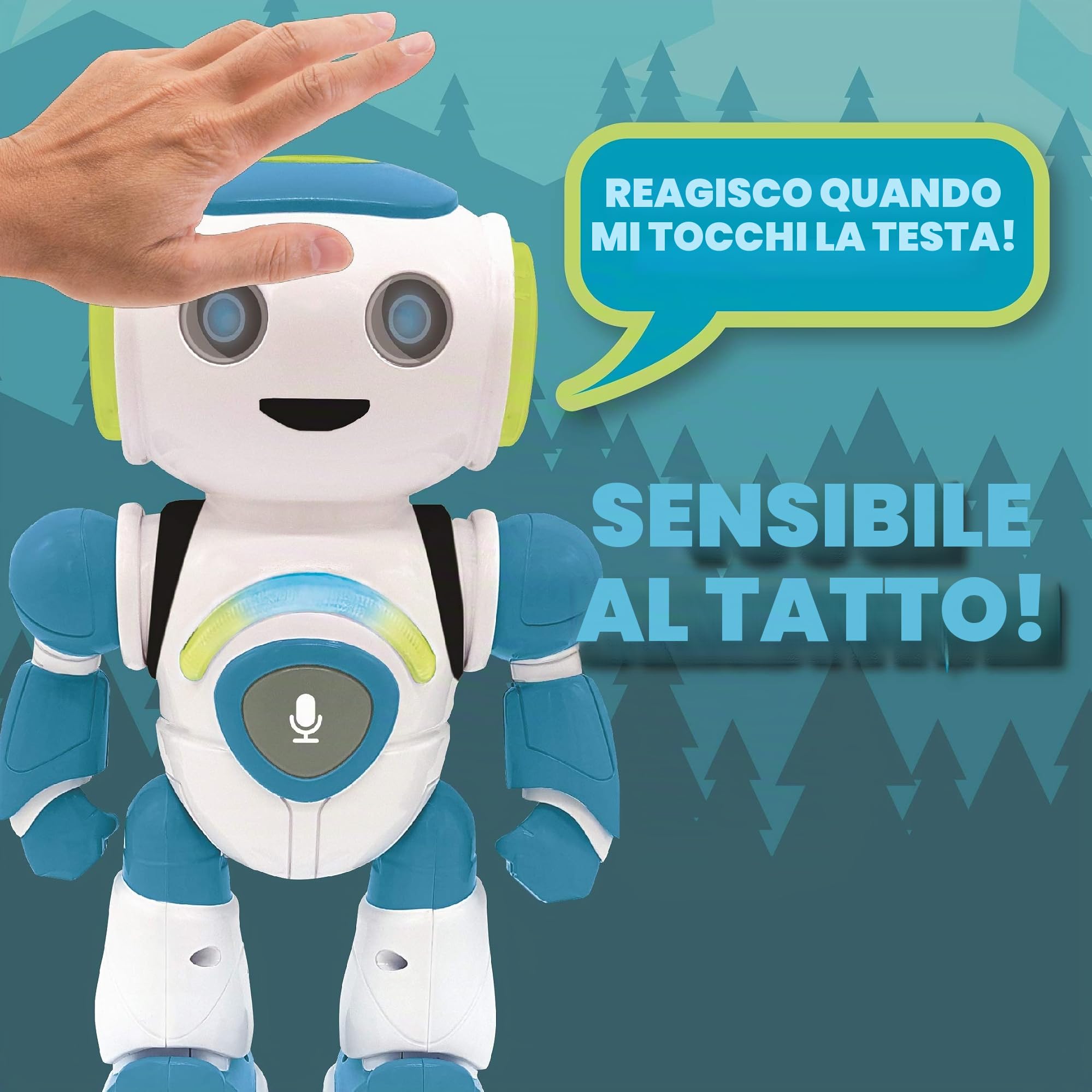 Lexibook Powerman Jr ROB20EN robot interattivo telecomando