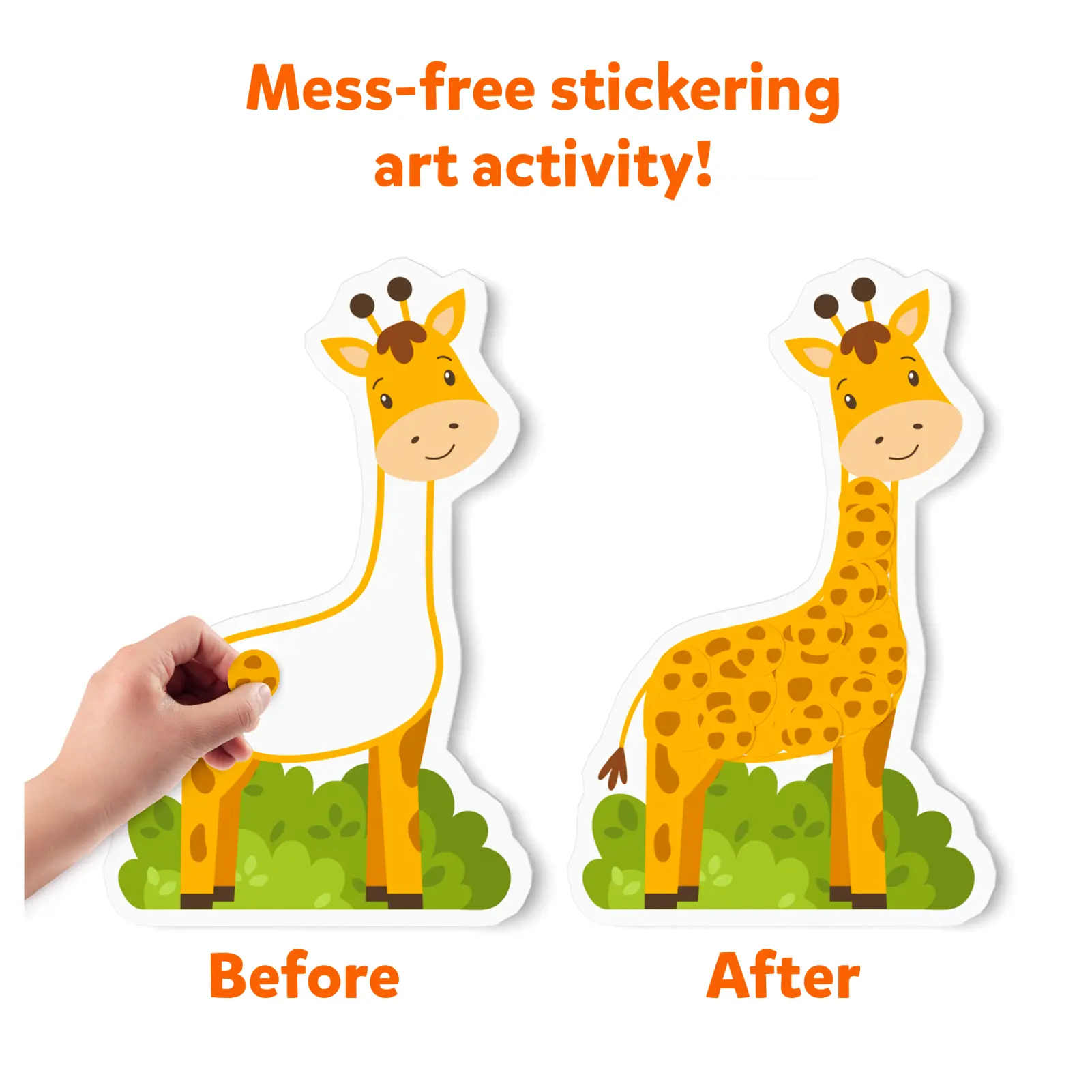 Skillmatics Dot It Animali sticker art 15 pezzi 3-7 anni