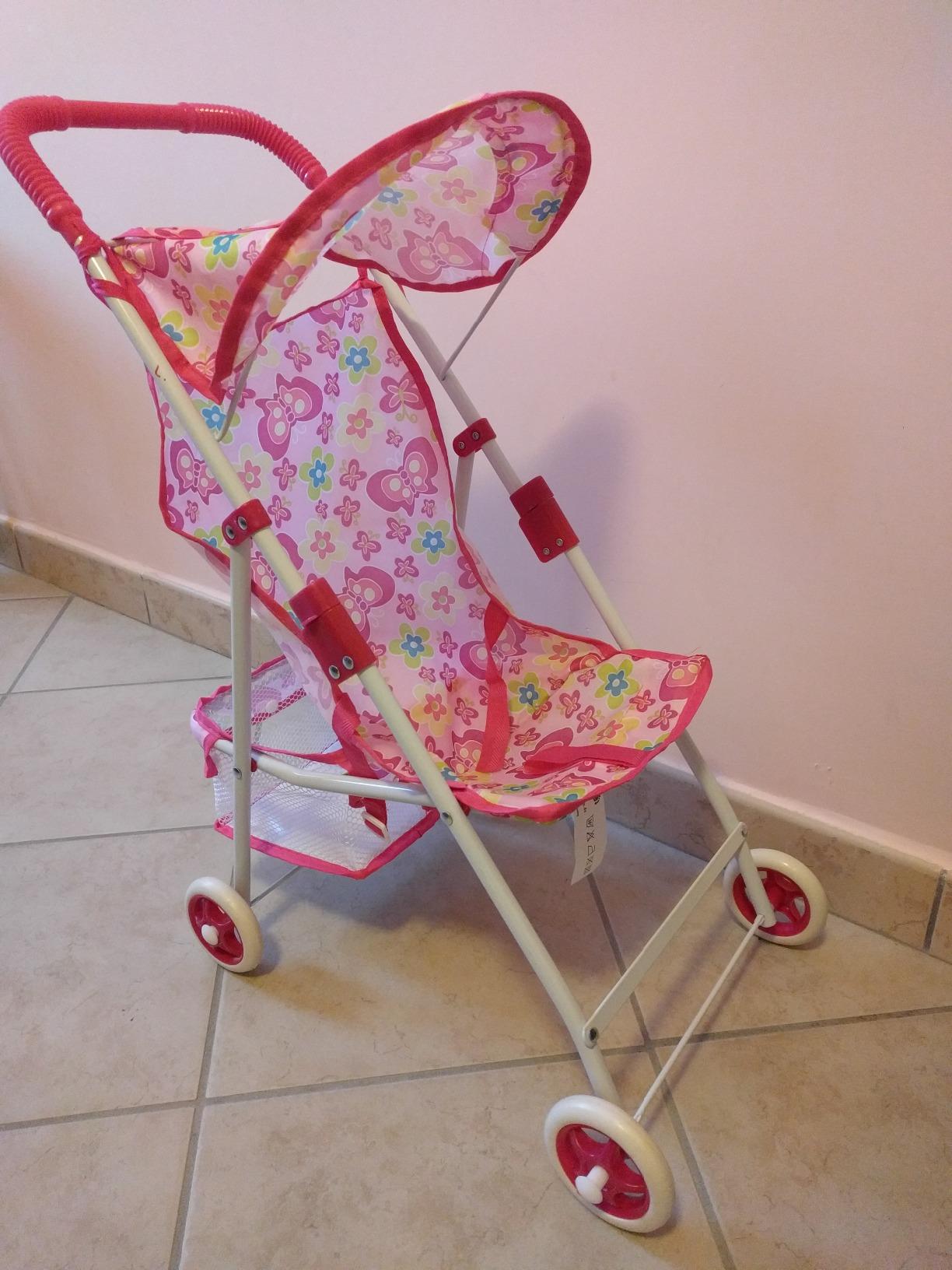smallfoot 4036 passeggino per bambole pieghevole con cestello