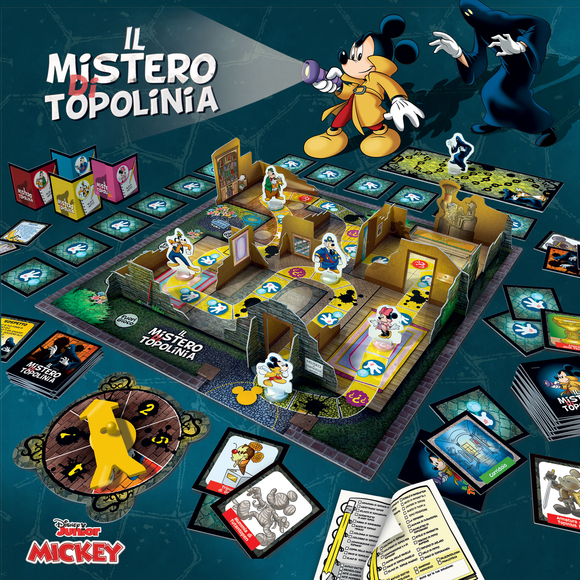 Lisciani Disney Il Mistero di Topolinia gioco investigativo Topolino