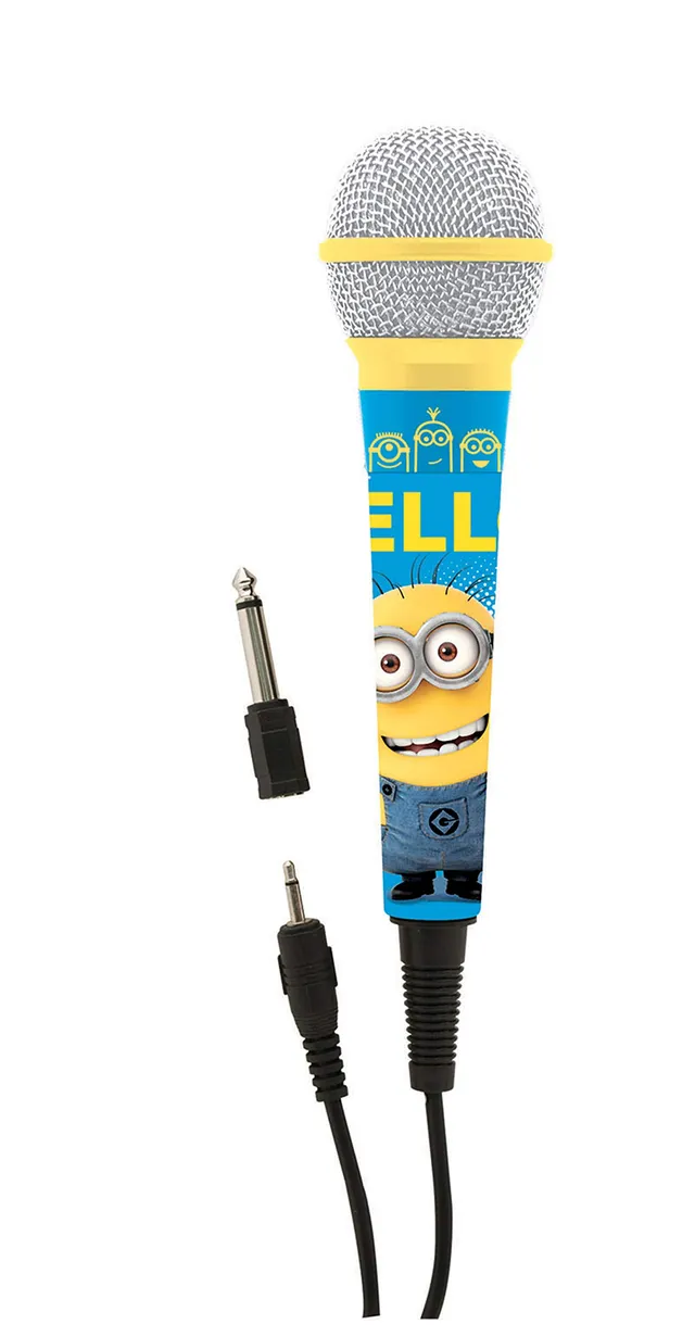 Lexibook Minions MIC100DES microfono karaoke bambini blu giallo