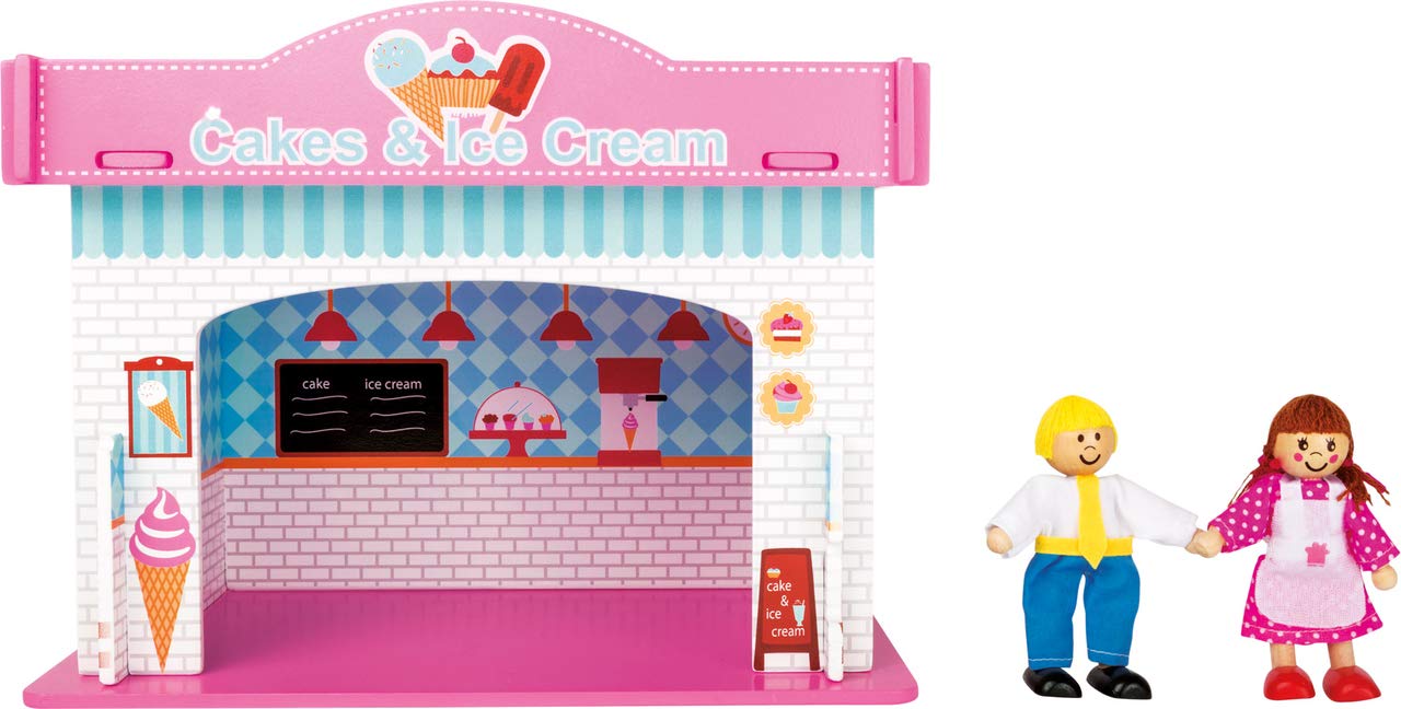 smallfoot 10855 Gelateria casa legno gioco 2 personaggi