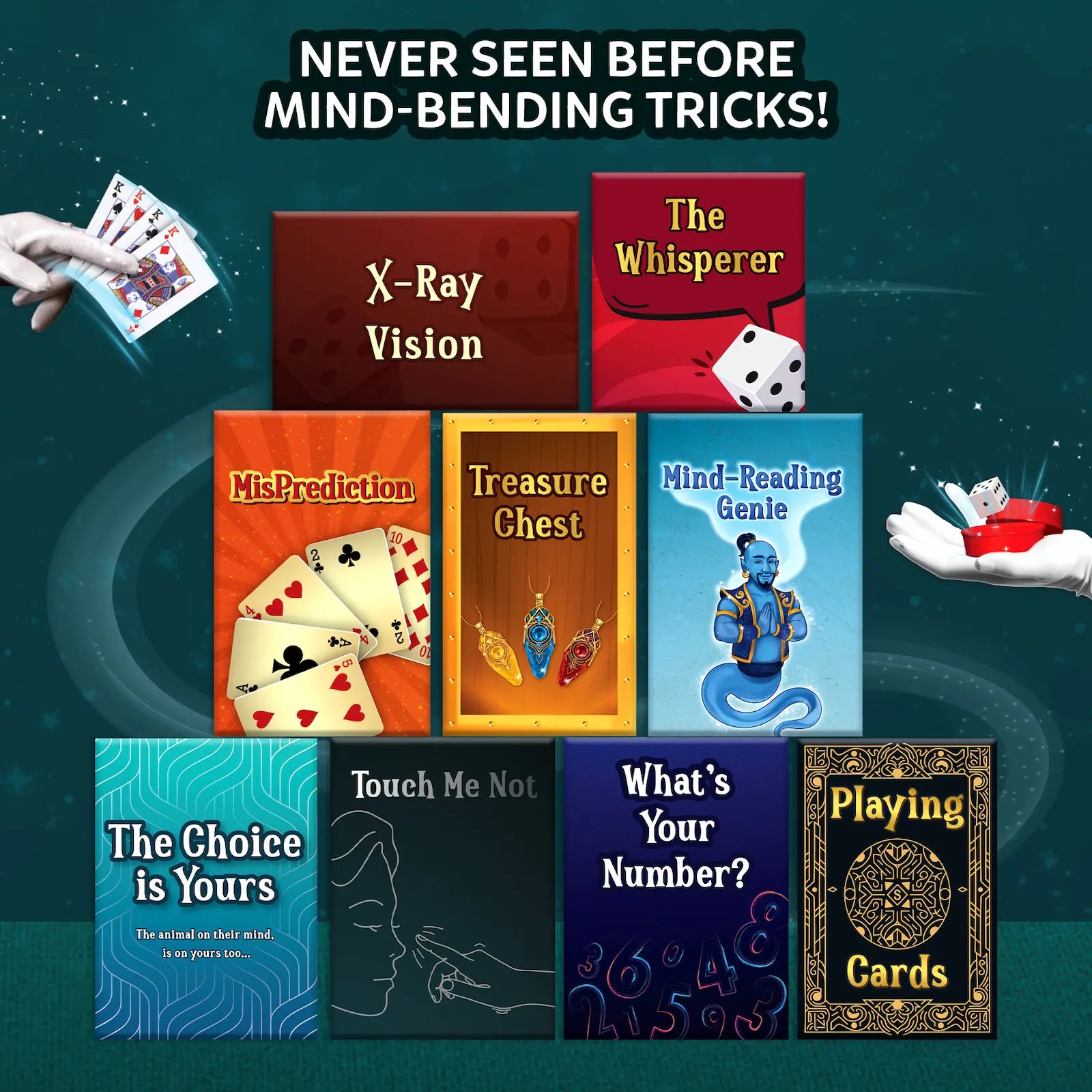 Skillmatics The Mentalist's Magic Kit kit magia 10+ anni