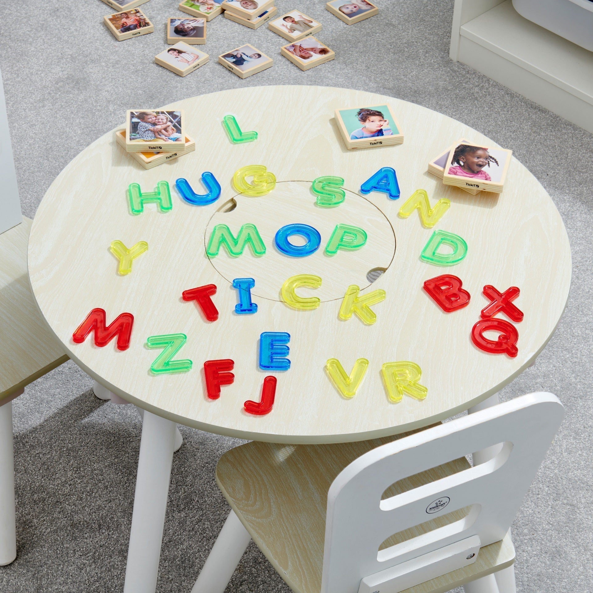 Tickit Translucent Letters lettere traslucide maiuscole 26 pezzi