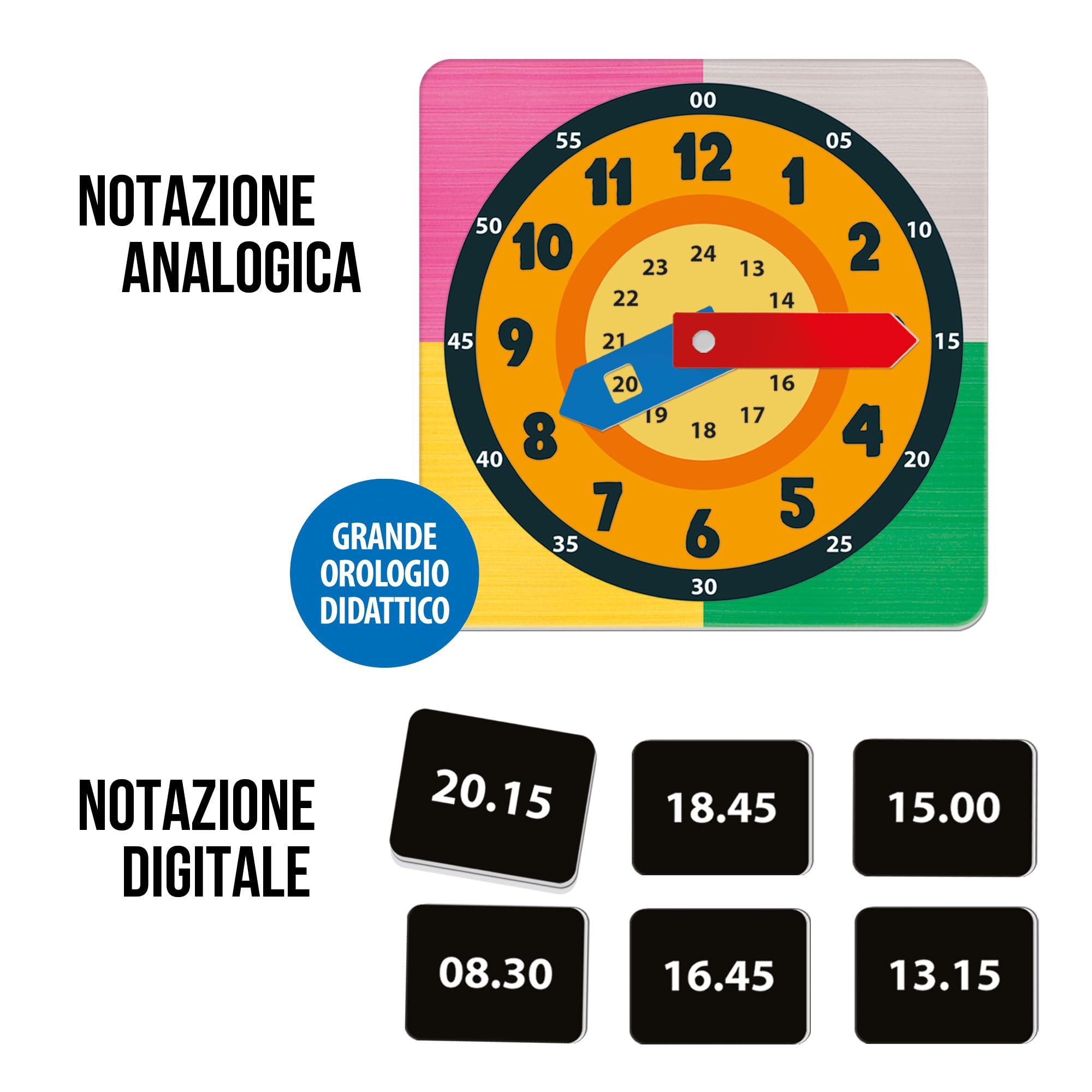 Headu Che Ora È IT57588 gioco educativo orologio 5-10 anni