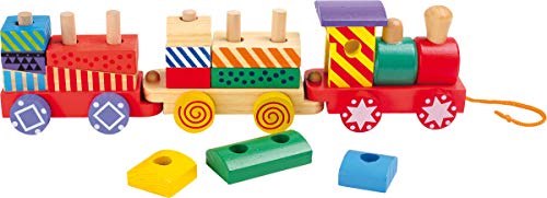 smallfoot 3498 trenino variopinto in legno trainabile