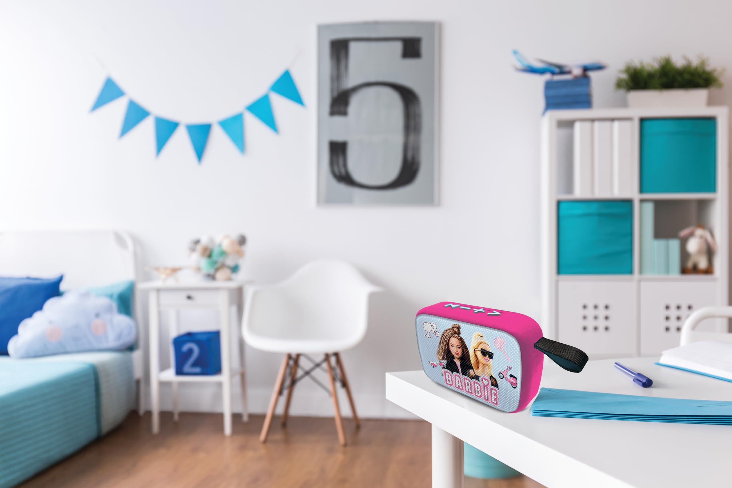 Lexibook BT018BB Barbie altoparlante Bluetooth blu rosa