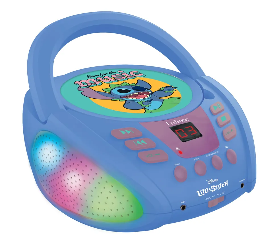 Lexibook iParty RCD109DLXB lettore CD Stitch bluetooth
