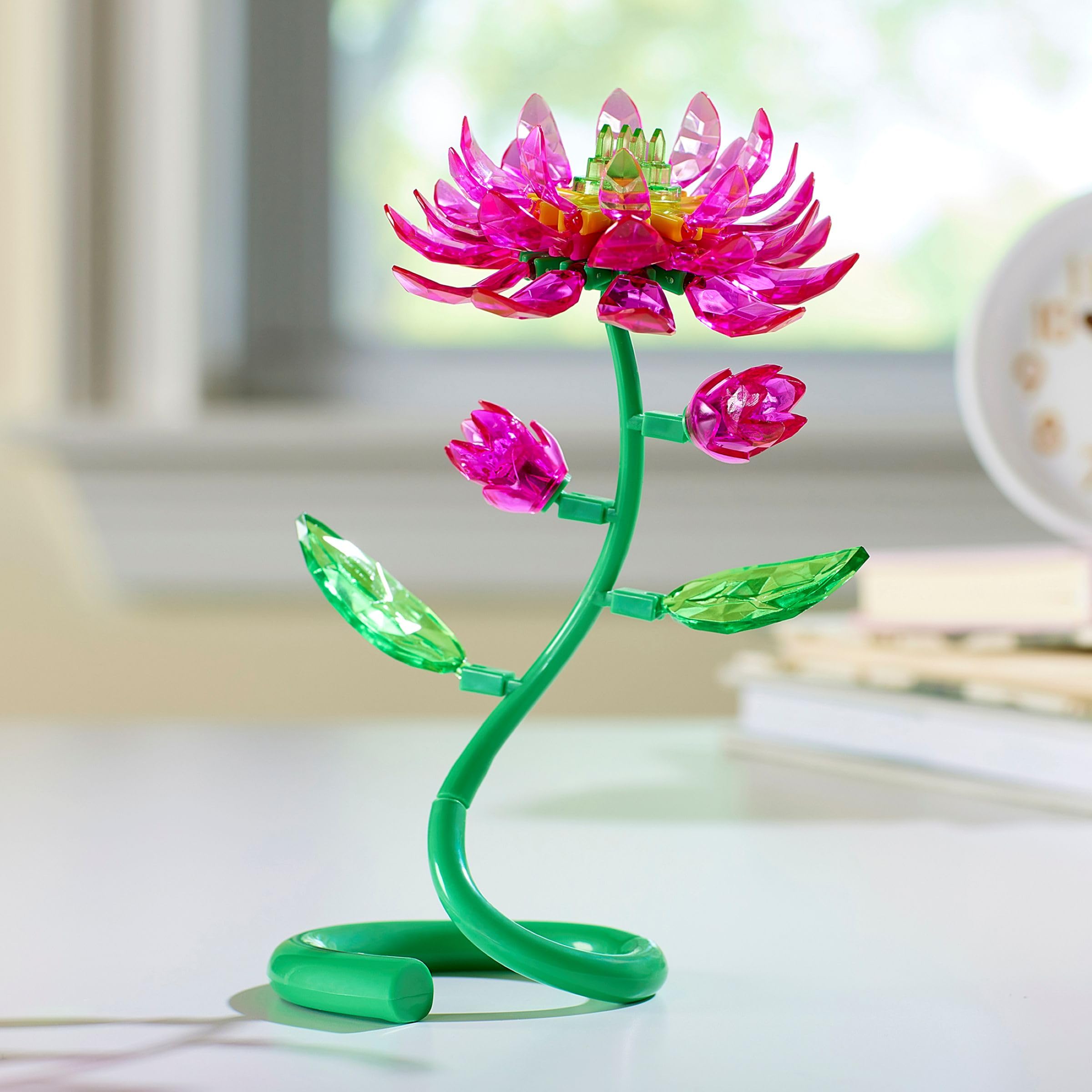 Lexibook Crystal Gem CRSS61 kit creativo fiore loto rosa verde