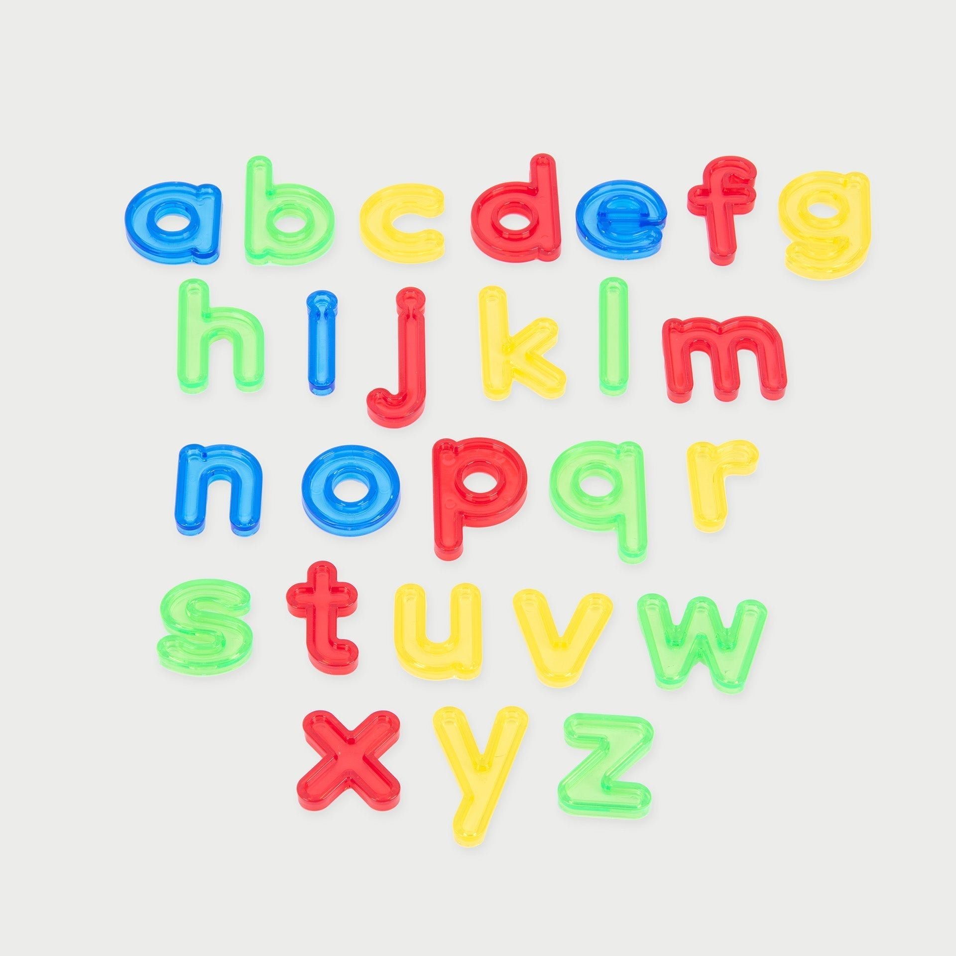 Tickit Translucent Letters lettere traslucide minuscole 26 pezzi