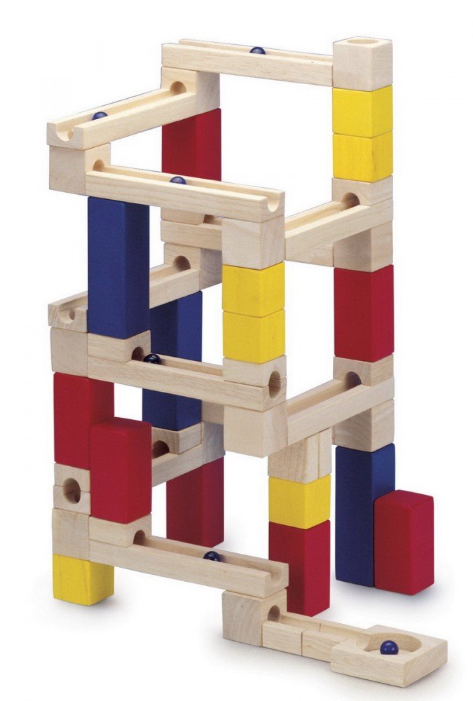smallfoot Pista per Biglie gioco biglie legno 54 pezzi