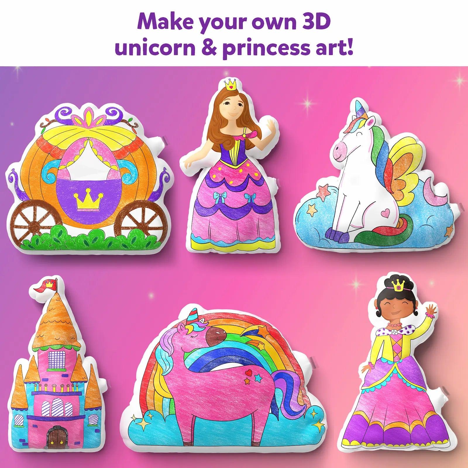 Skillmatics Inflatable Art Unicorns Princesses gonfiabili 4-7 anni