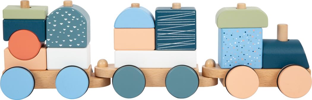 smallfoot Arctic 12449 trenino in legno a incastro