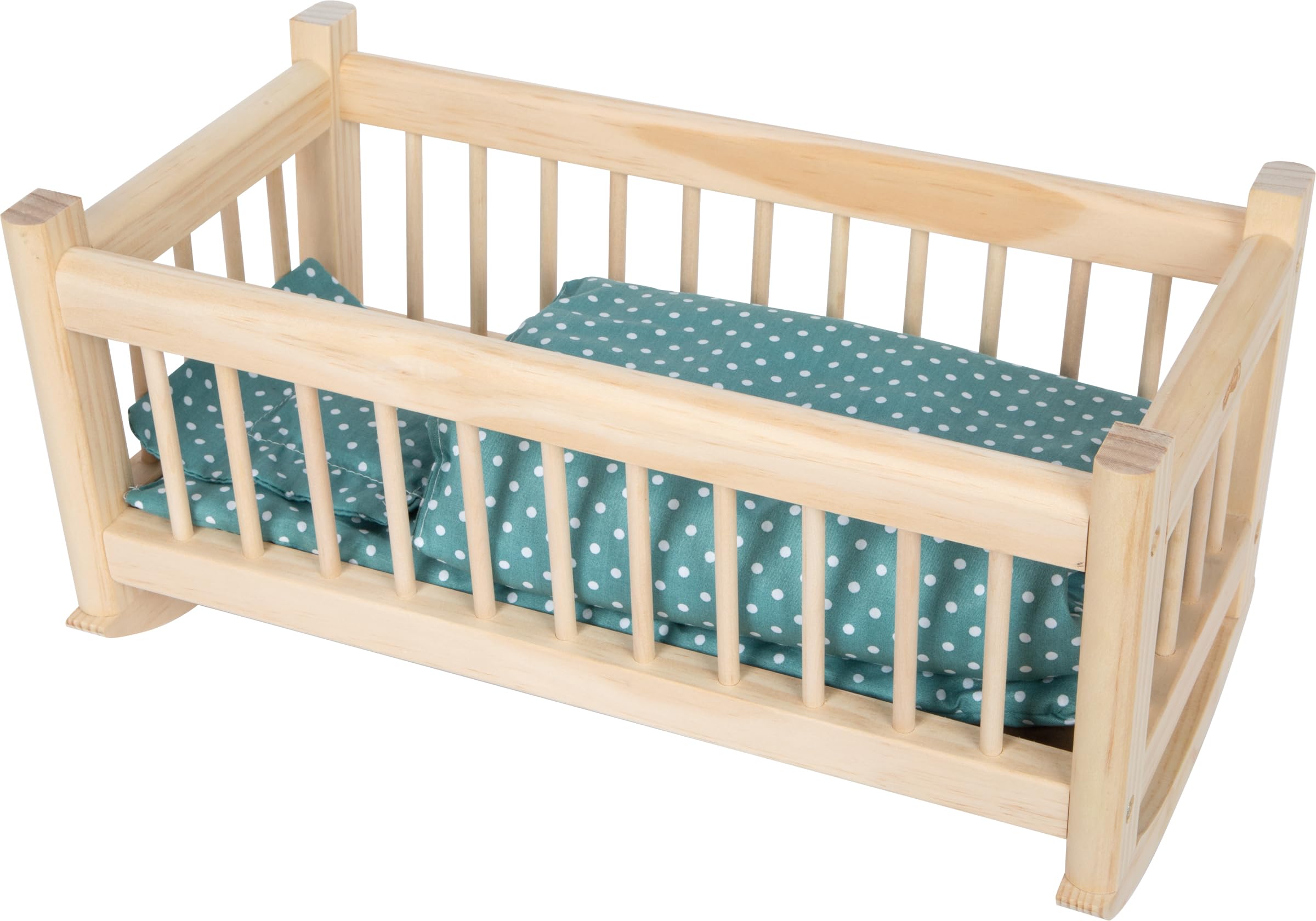 smallfoot Culla bambole legno naturale 39 cm