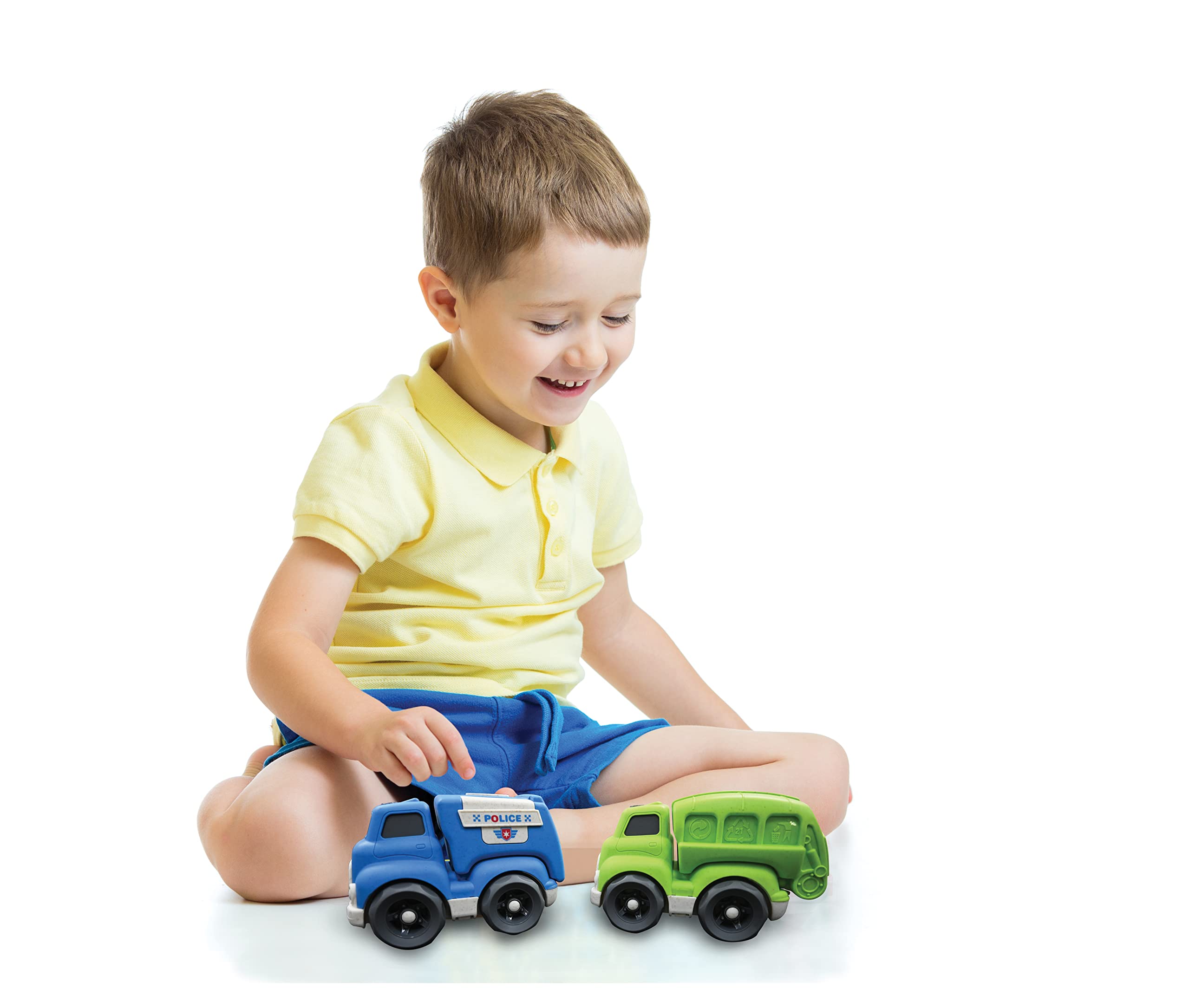 Lexibook Bio Toys BIOC06 macchinine polizia e rifiuti