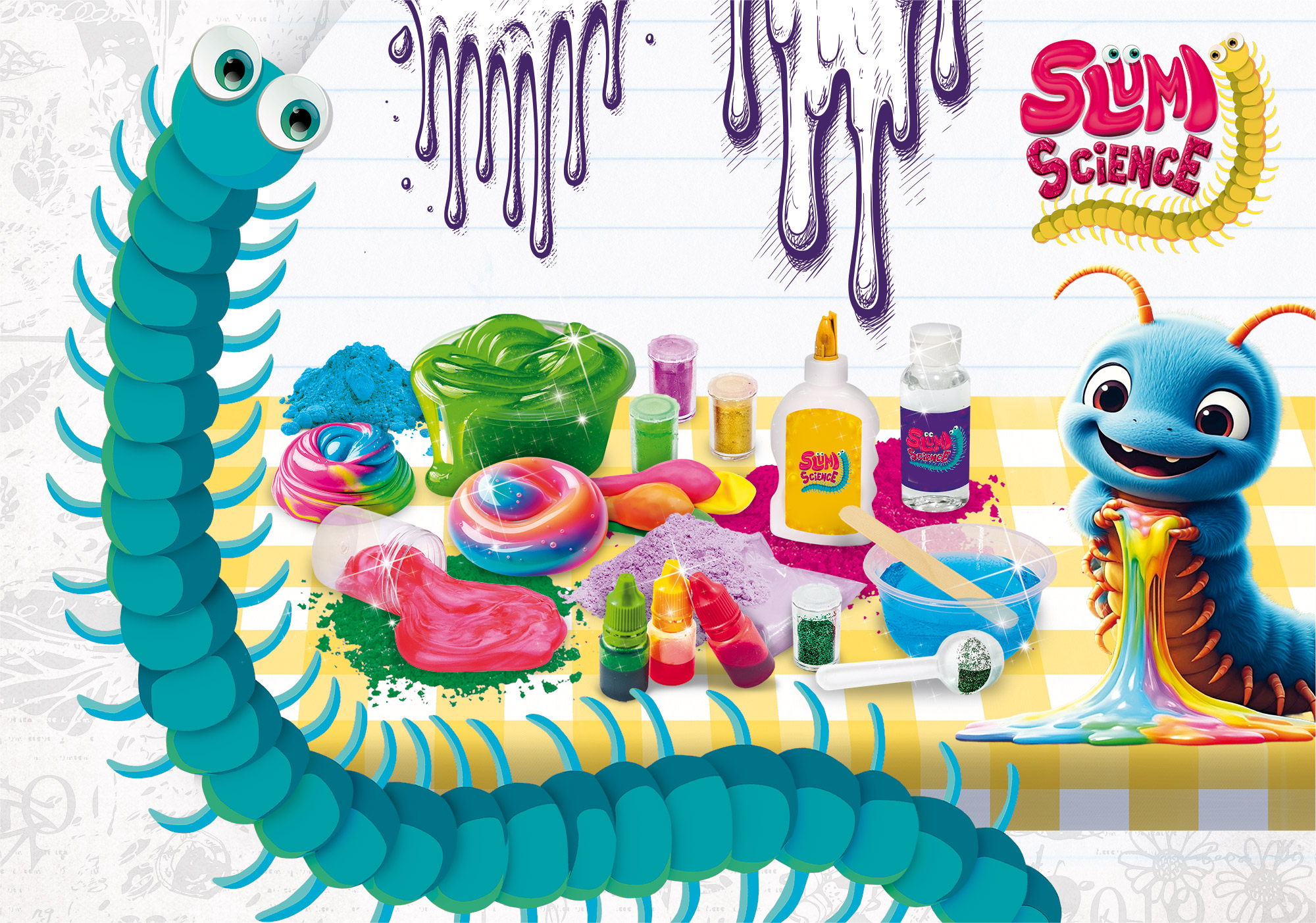 Lisciani Slumi Science 100 Slime Kit Creativo Bambini