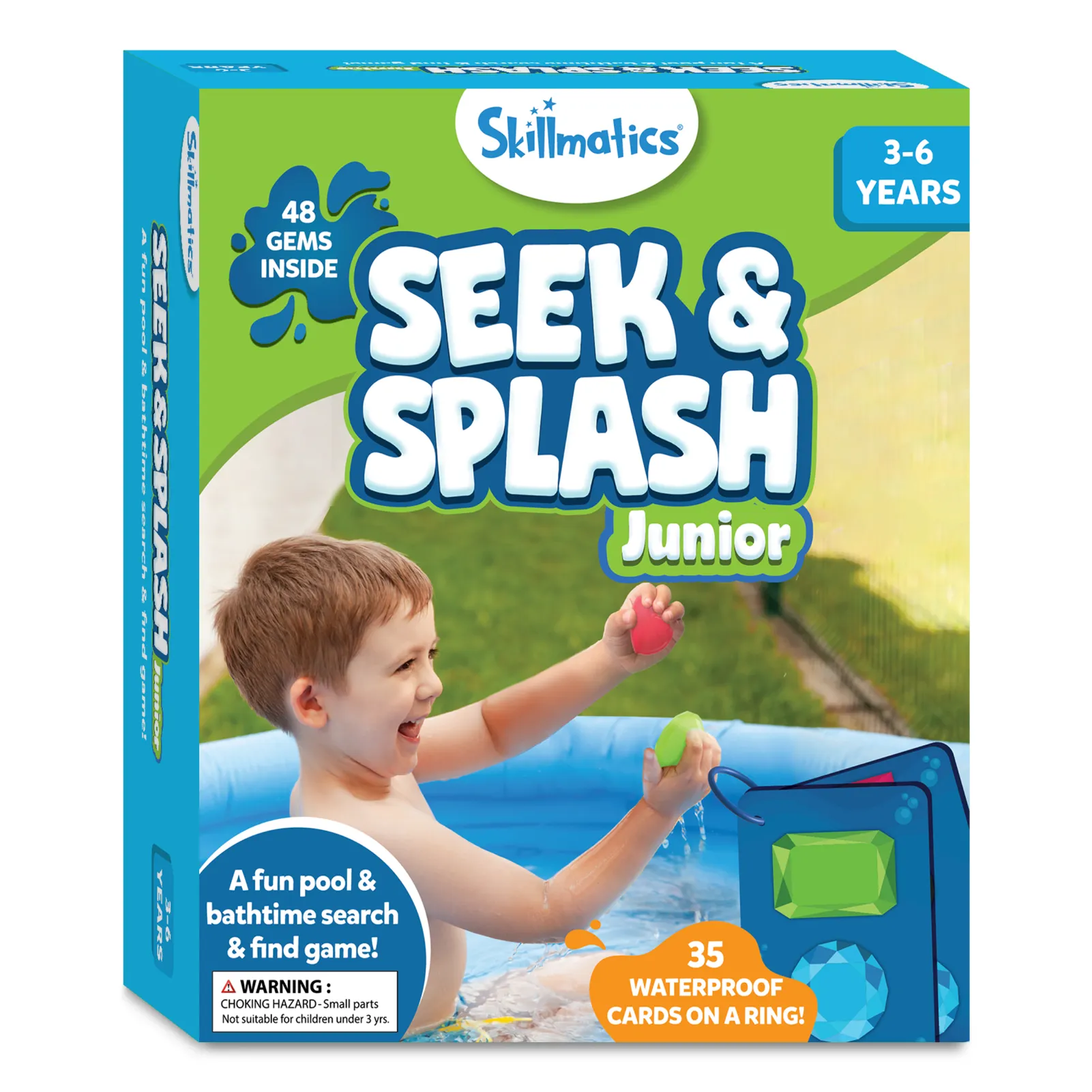 Skillmatics Seek Splash Junior gioco acqua cerca e trova