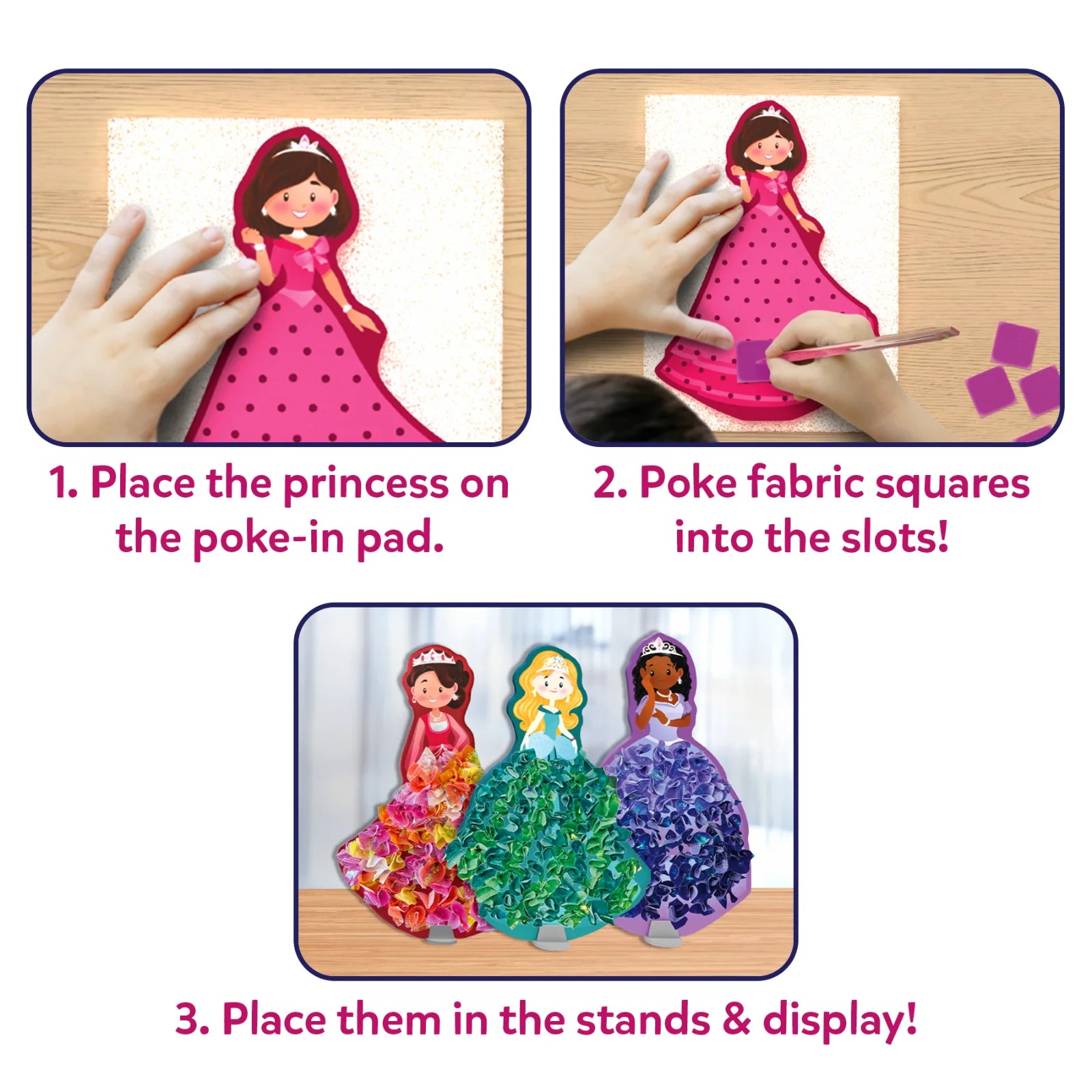 Skillmatics Poke-in Art Magical Princesses kit principesse 4-9 anni