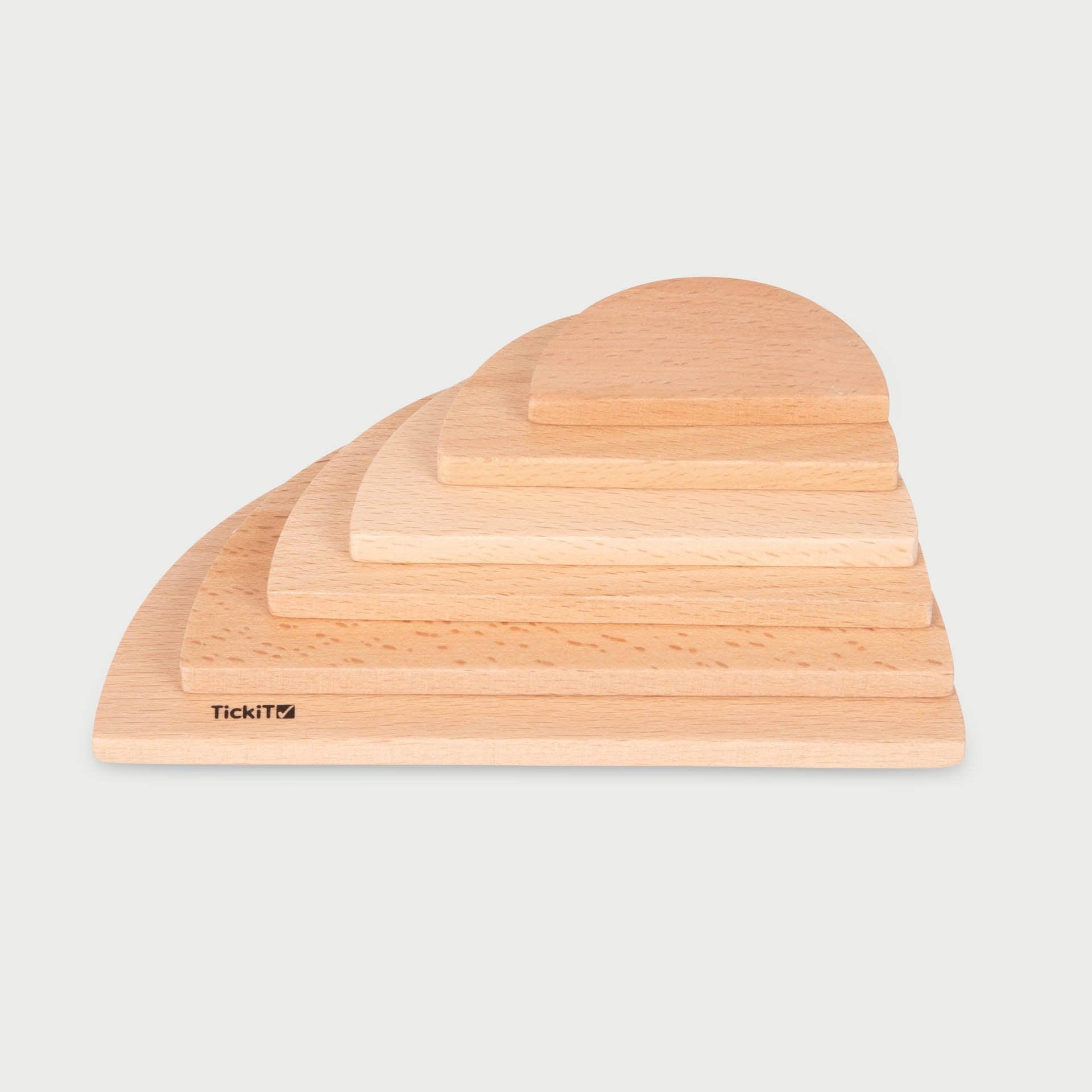 Tickit Natural Architect pannelli arco legno 6 pezzi faggio
