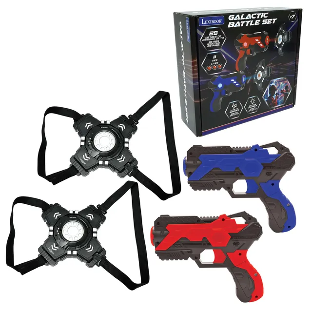 Lexibook Galactic Battle JG250 pistole laser 2 giocatori 25 metri