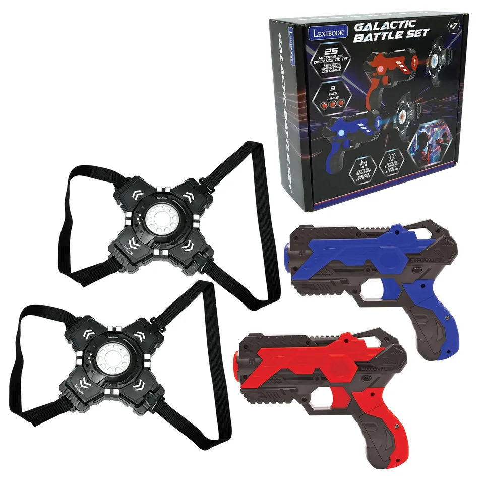 Lexibook Galactic Battle JG250 pistole laser 2 giocatori 25 metri