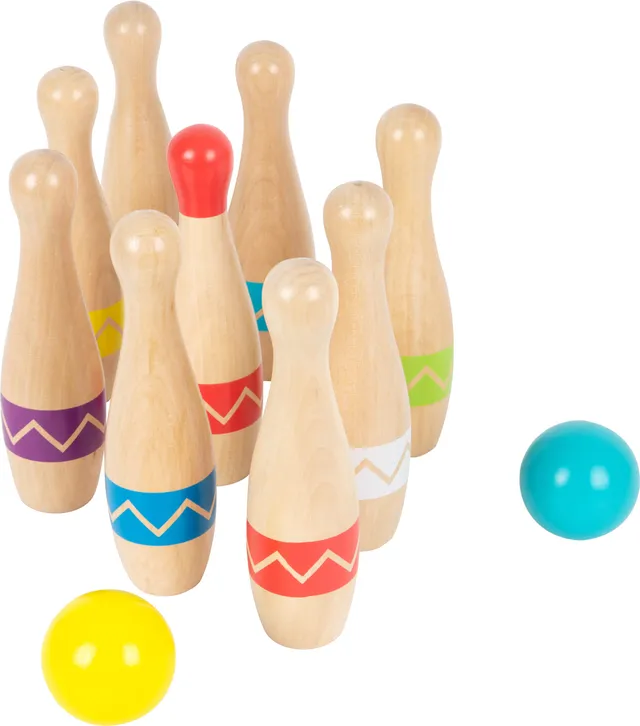 smallfoot Active 11912 birilli in legno 9 pezzi con sacca