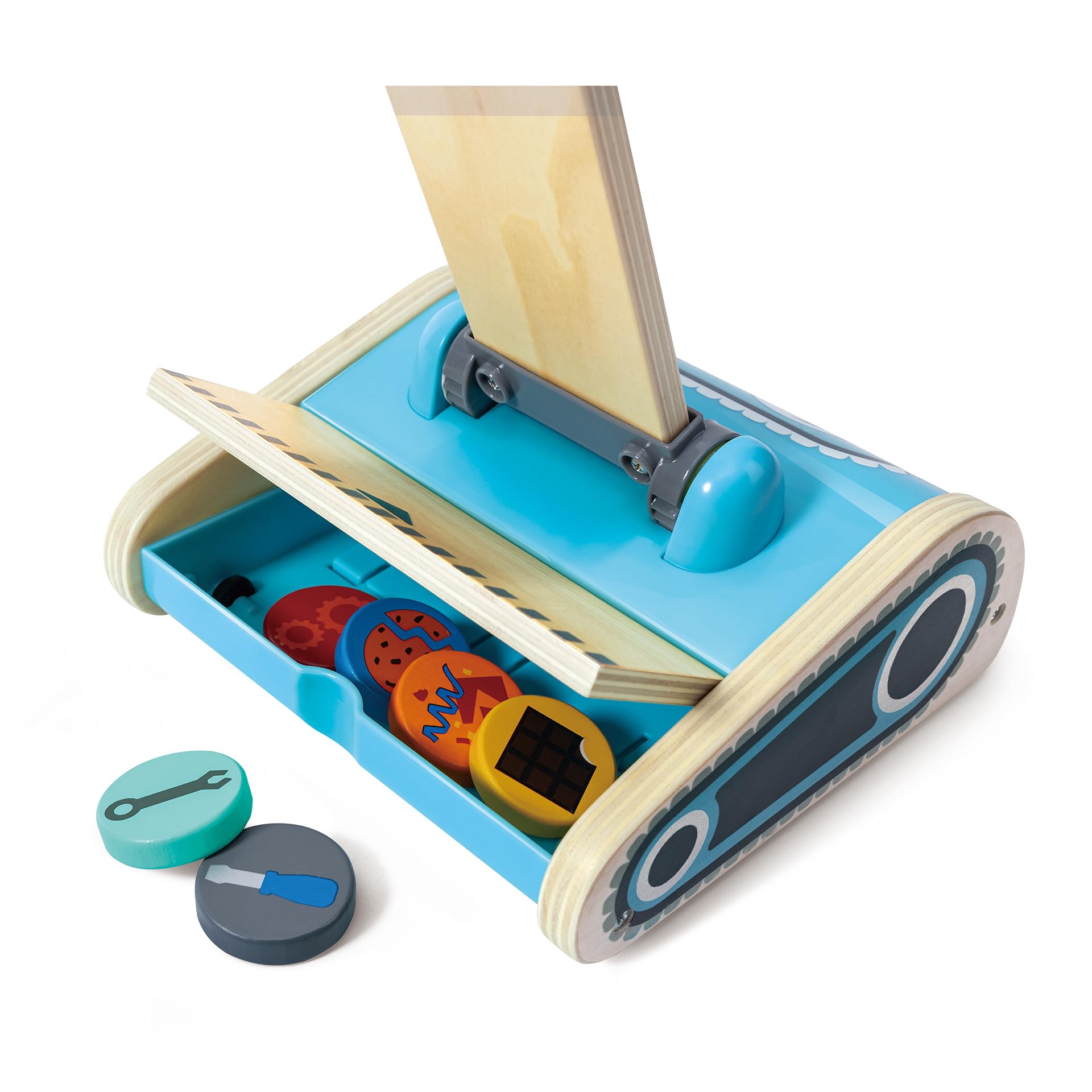 Hape aspirapolvere giocattolo bambini robot con rifiuti