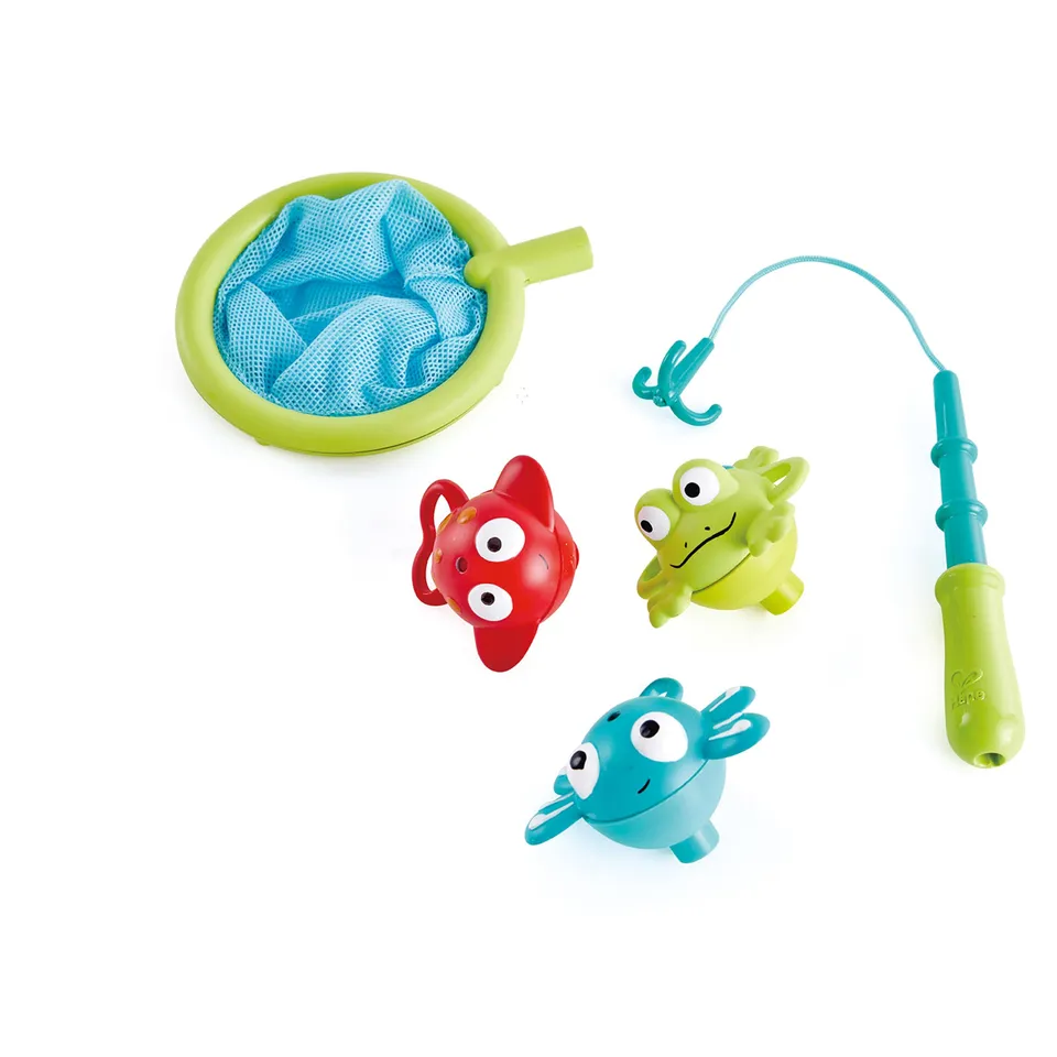 Hape Set da Pesca gioco bagnetto acqua 3 animali