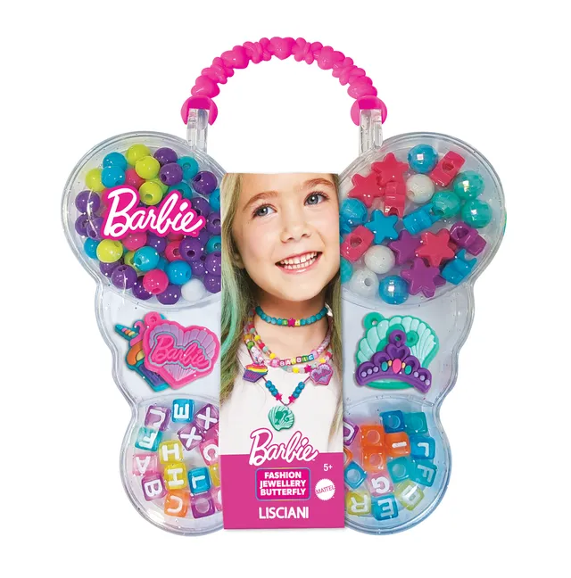 Lisciani Barbie Fashion Jewellery Butterfly kit bijoux perline
