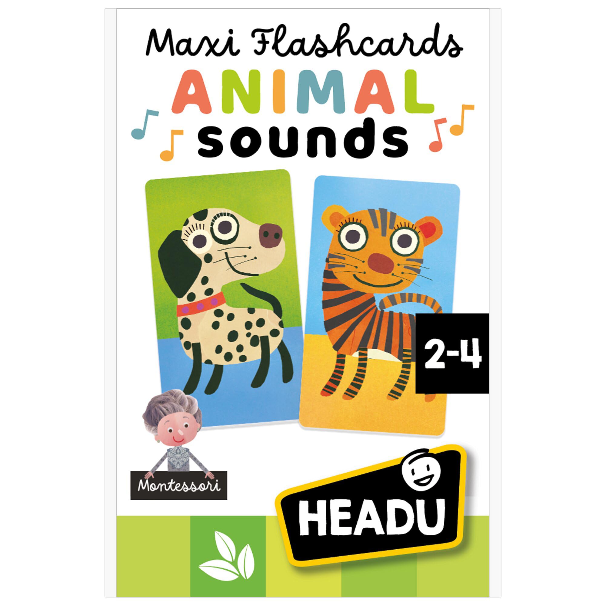 Headu Maxi Flashcards Animal carte con app 1-4 anni