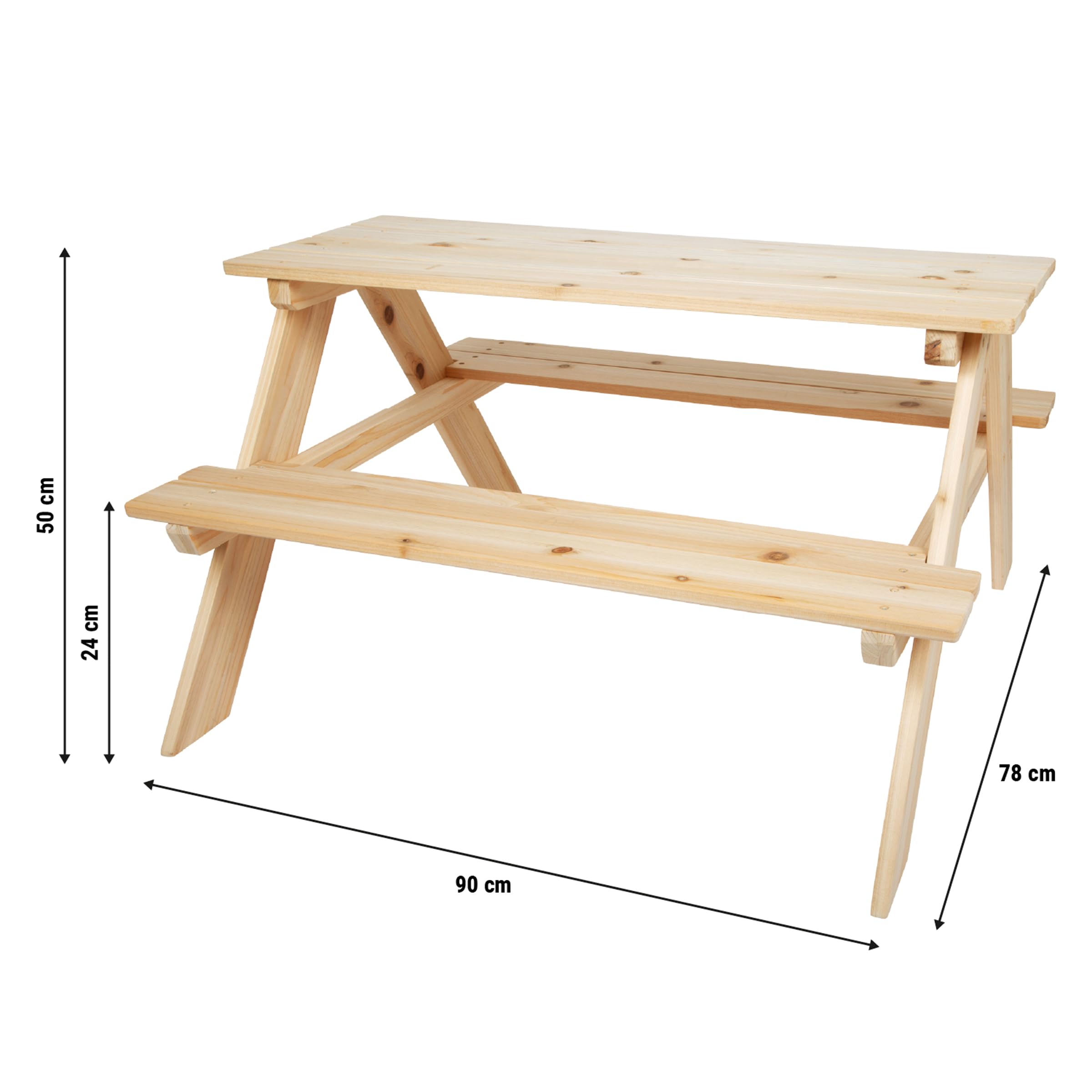 smallfoot Picnic 12830 tavolo bambini legno