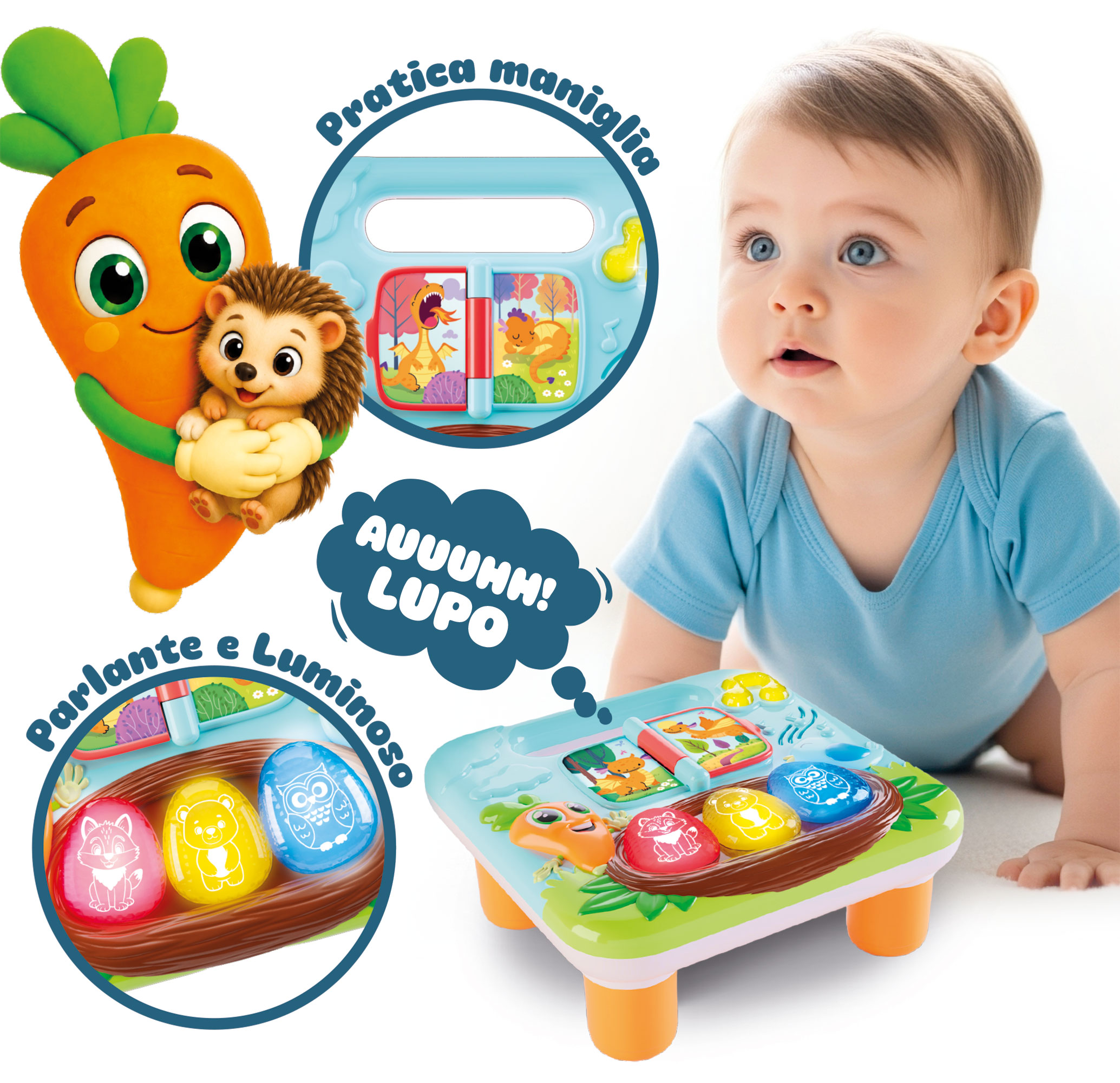 Lisciani Carotina Mini Tavolino Educativo Il Bosco parlante