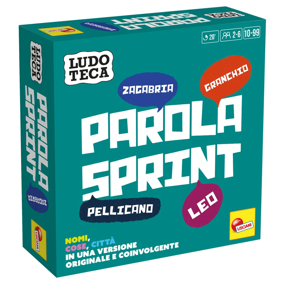 Lisciani Ludoteca Pocket Parola Sprint gioco di parole