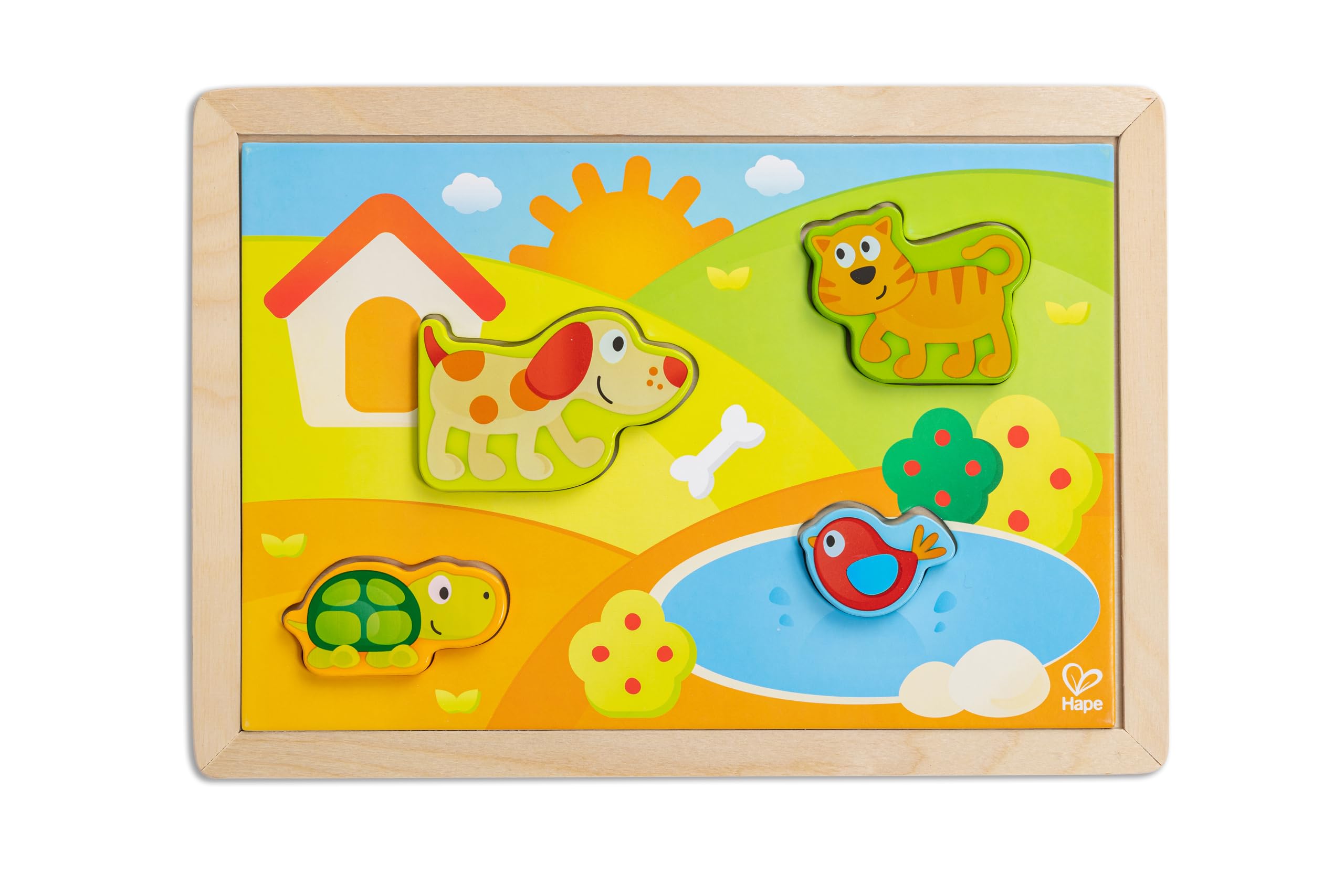 Hape Pepe & Friends E1601 puzzle legno Sonnental 12 mesi