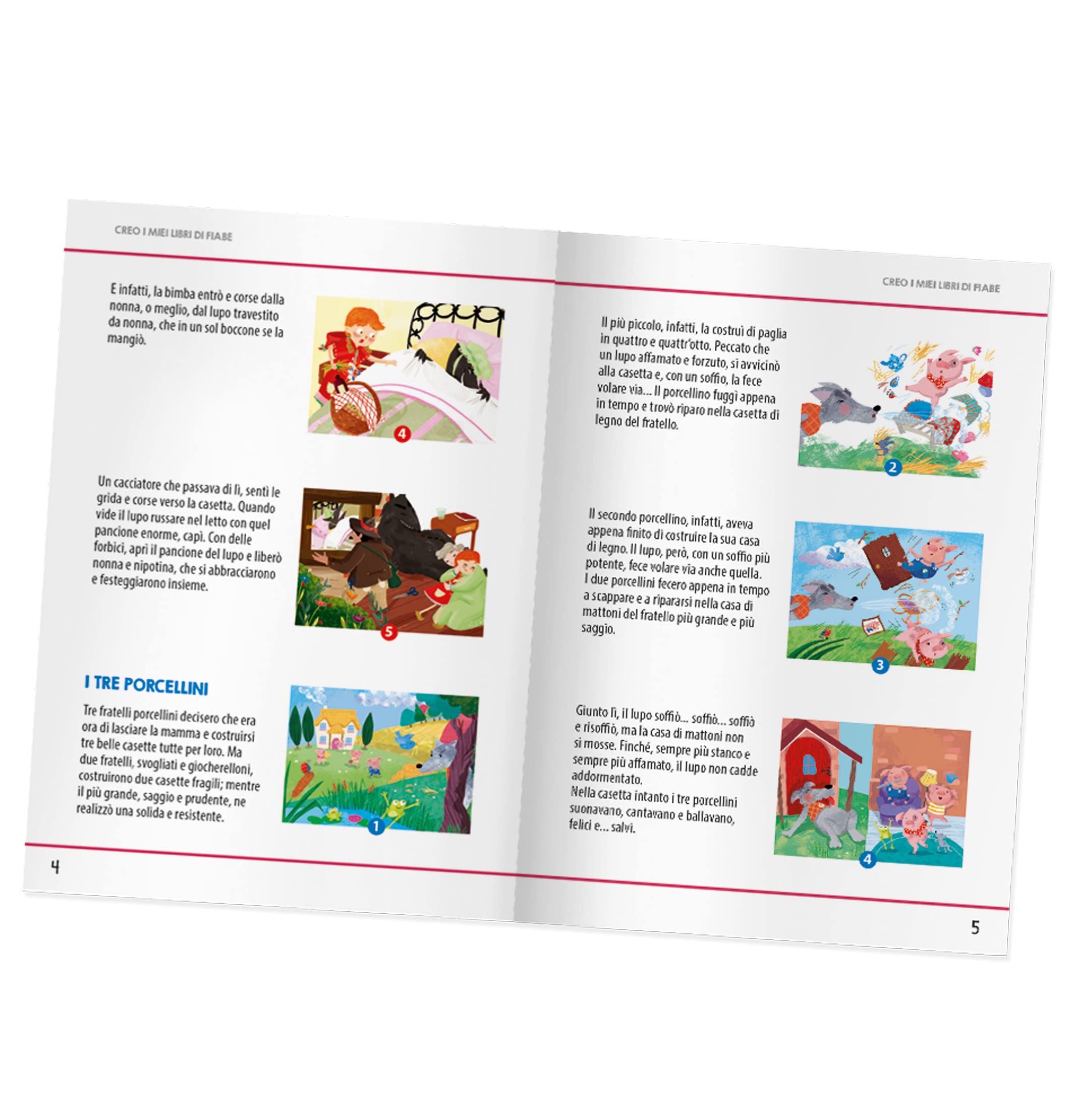Headu Creo I Miei Libri di Fiabe IT29280 kit creativo 4-8 anni
