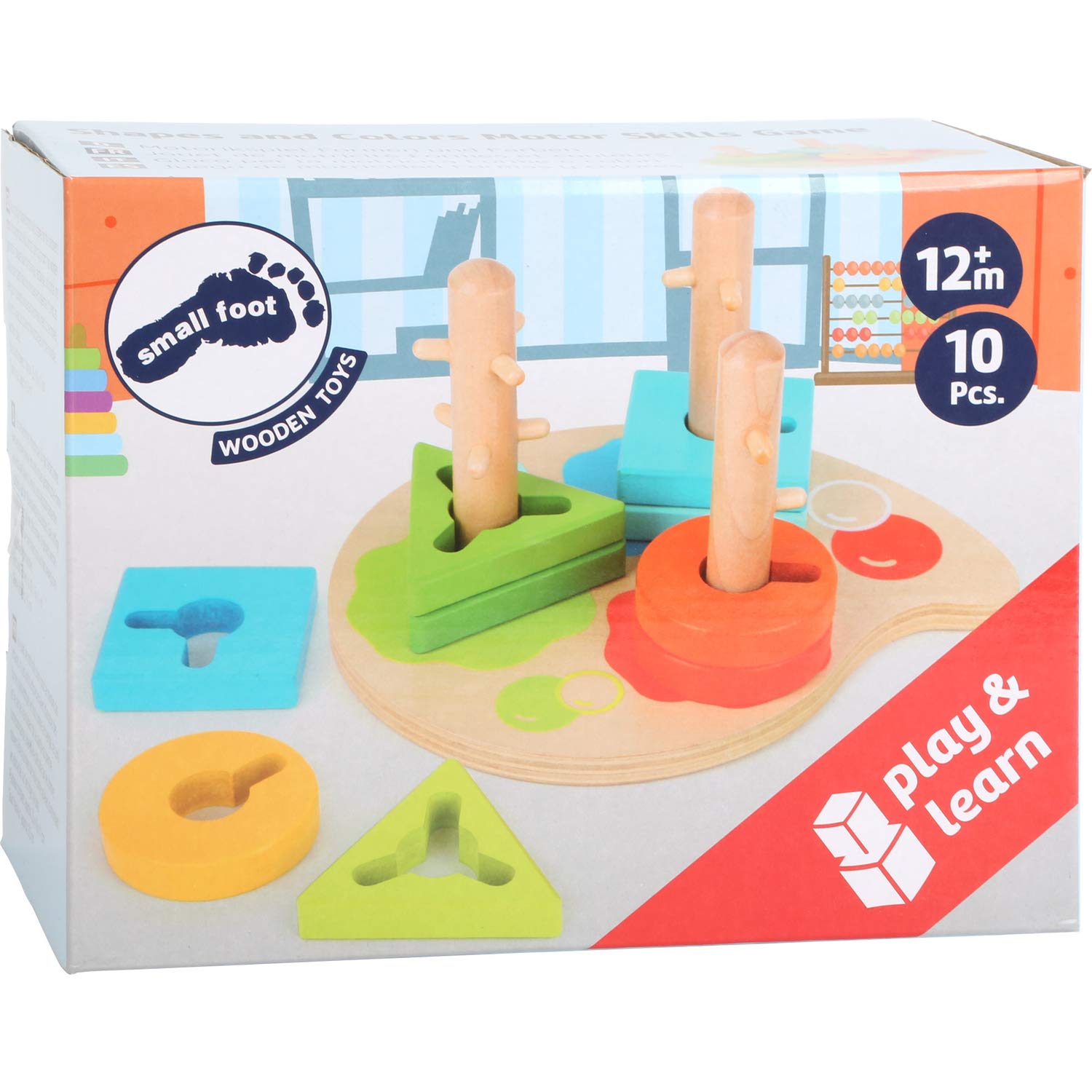 Small Foot Forme e Colori gioco motricità legno incastro