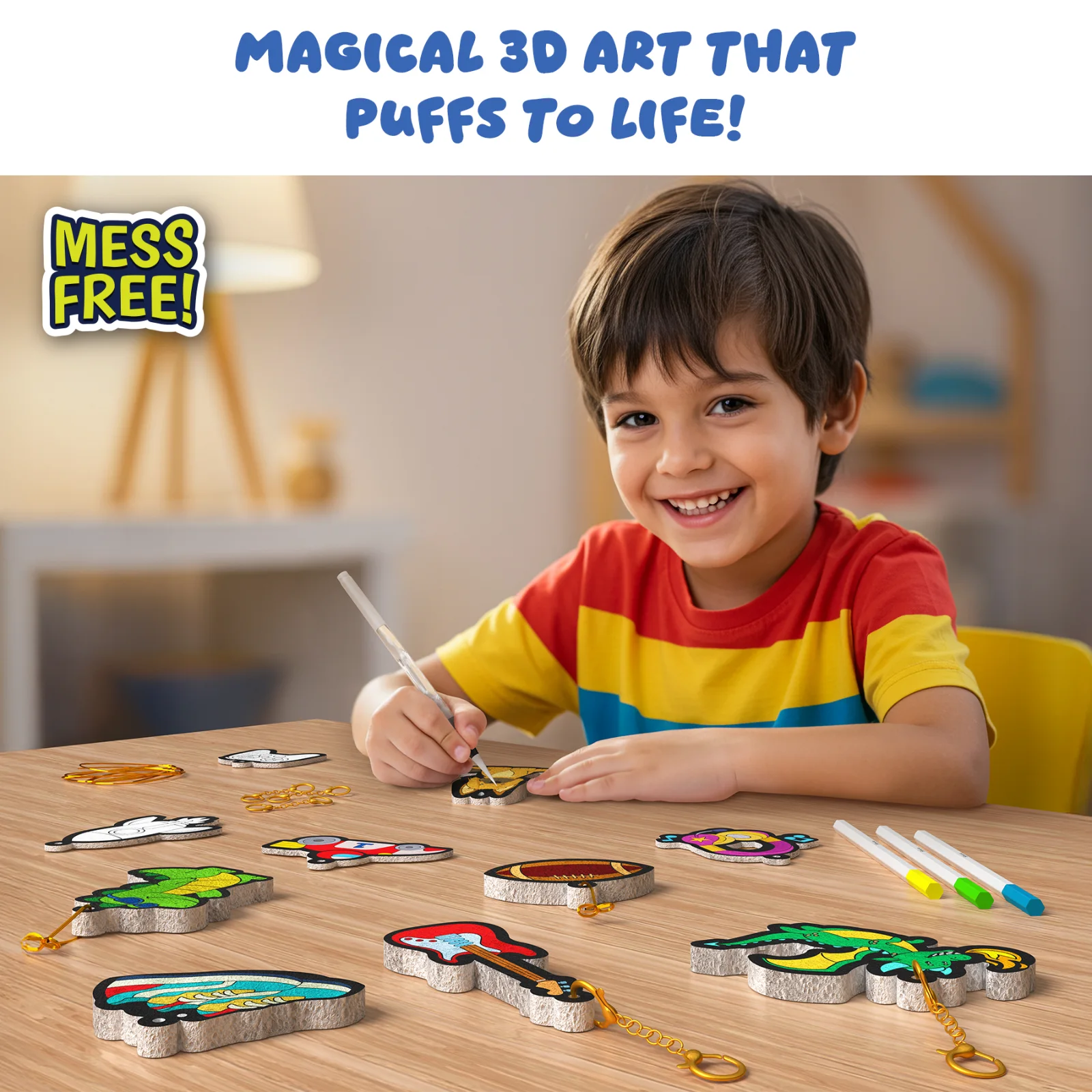 Skillmatics Aqua Puffs Just Cool Things kit 3D 4+ anni