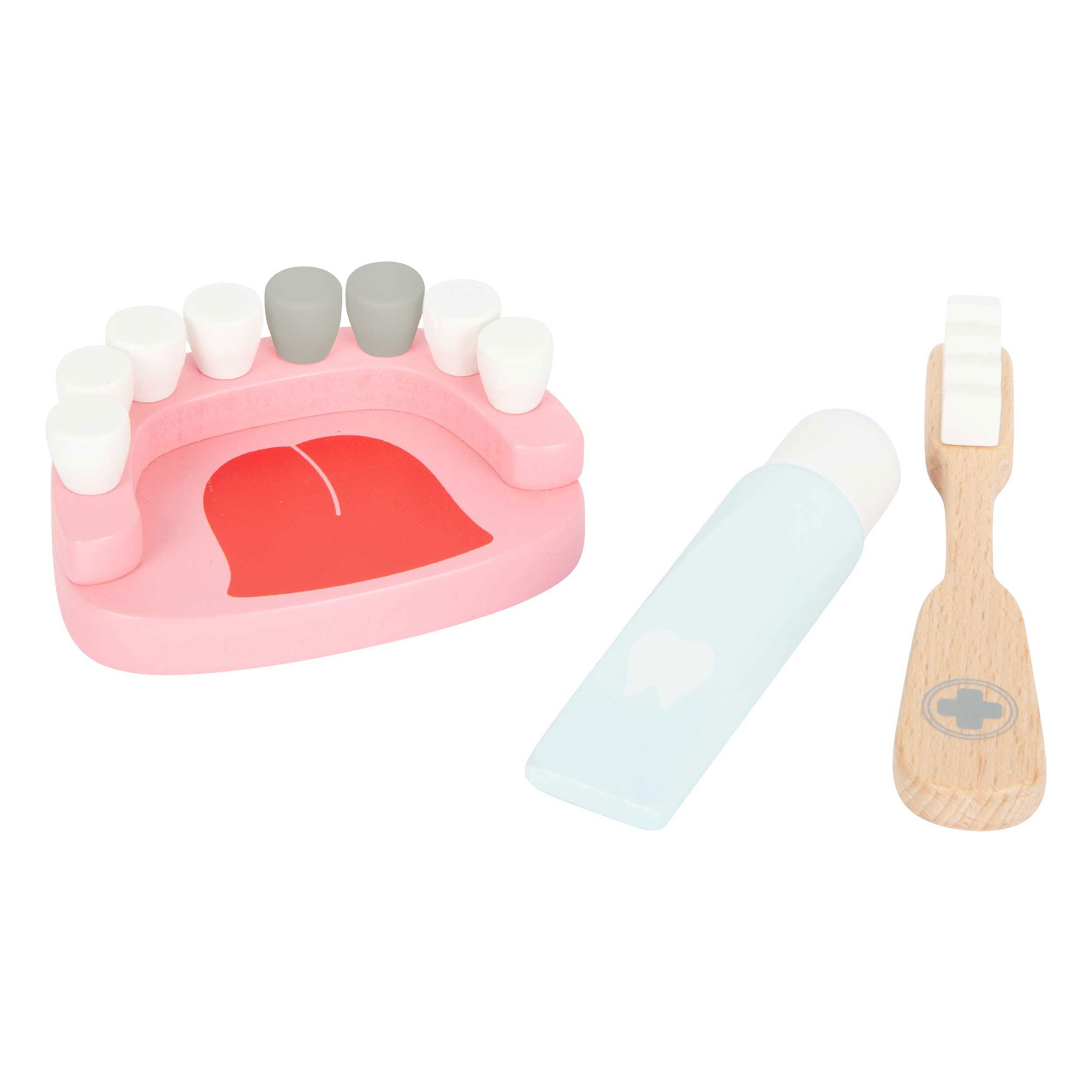 smallfoot Valigetta Dentista gioco dottore legno 2 in 1