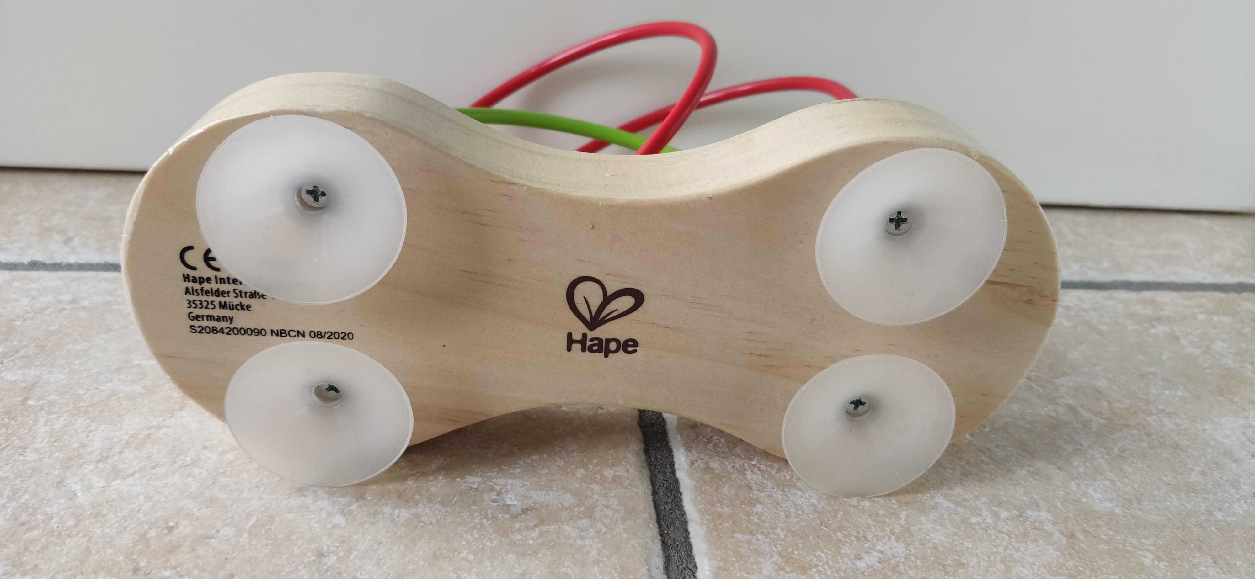 Hape Doppio Tracciato labirinto perline legno 6 mesi