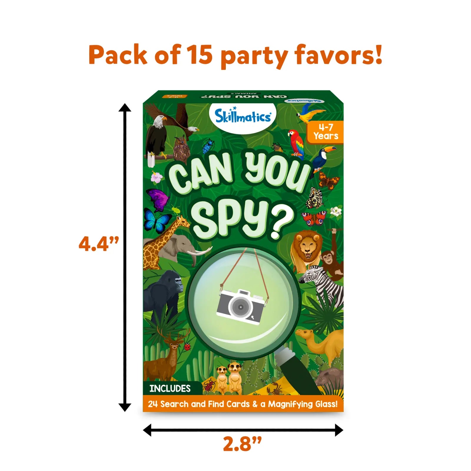 Skillmatics Can You Spy gioco osservazione animali 4-7 anni