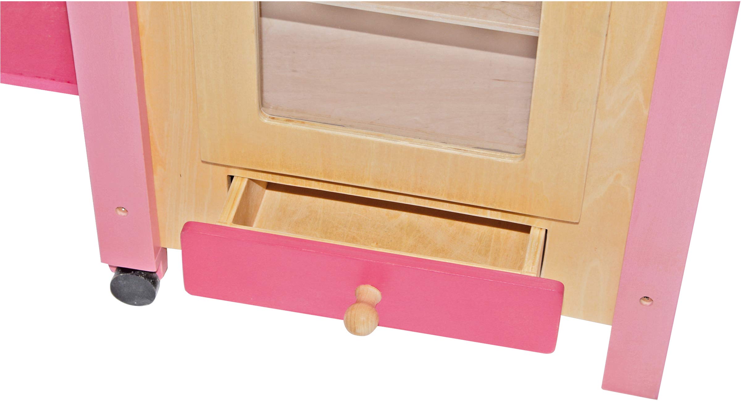 smallfoot 1154 Cucina Tutto in Uno cucinetta rosa legno