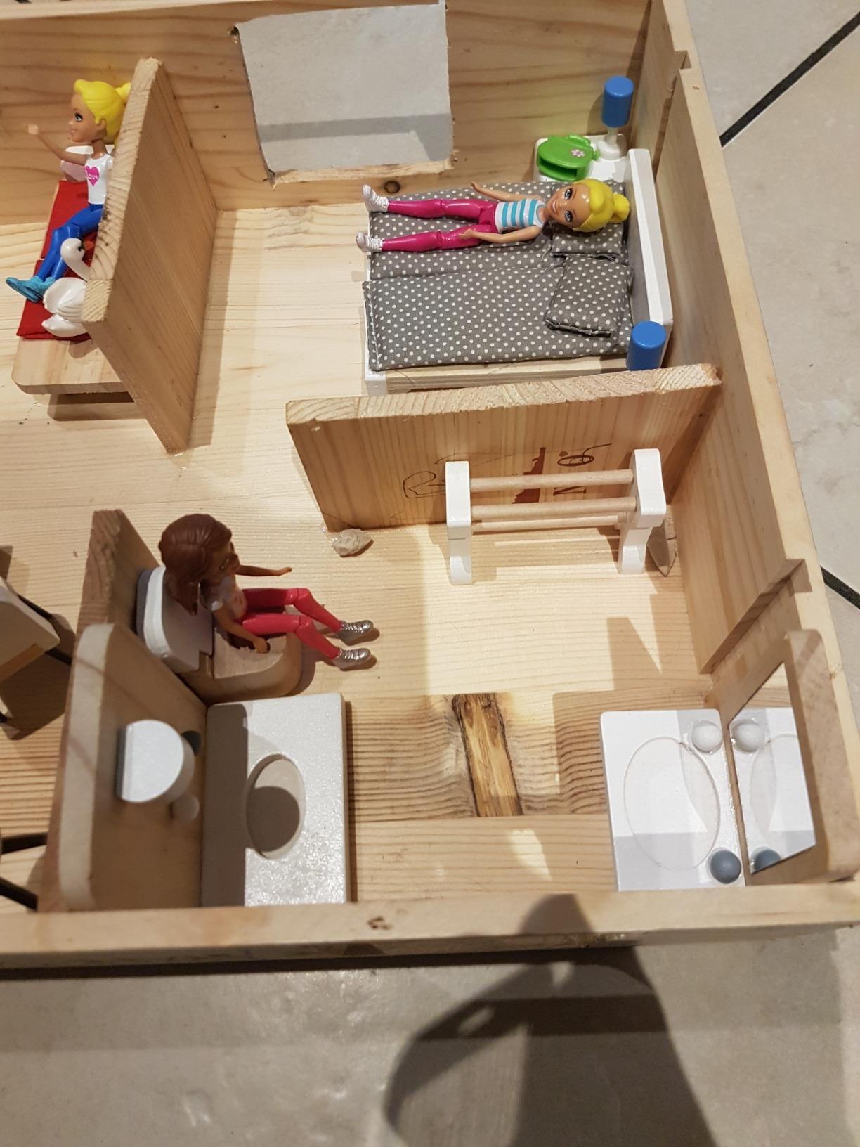 smallfoot 11414 mobili casa bambole legno 4 stanze