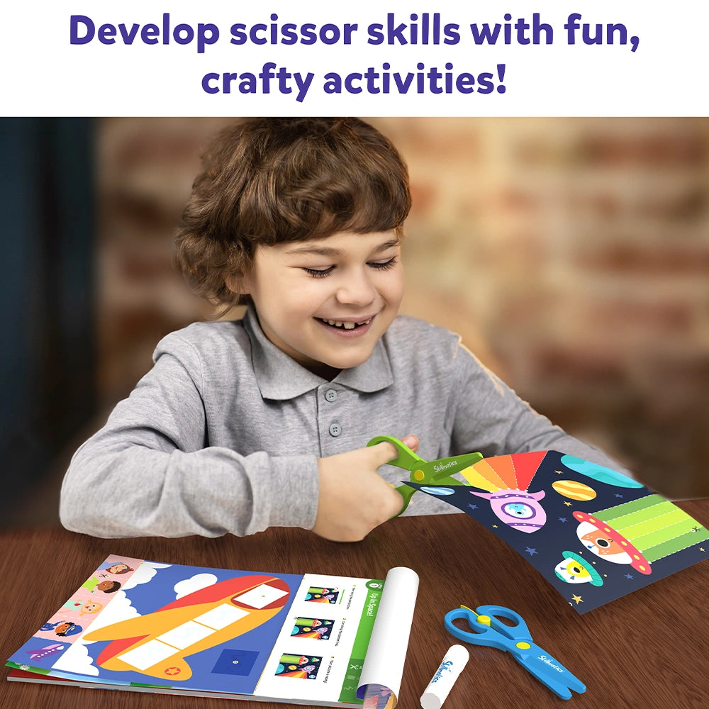 Skillmatics Snip Snip kit ritaglio bimbi 25 attività