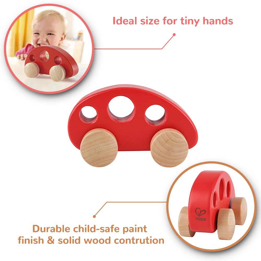 Hape E0052 Mini Furgone Auto Legno Rosso
