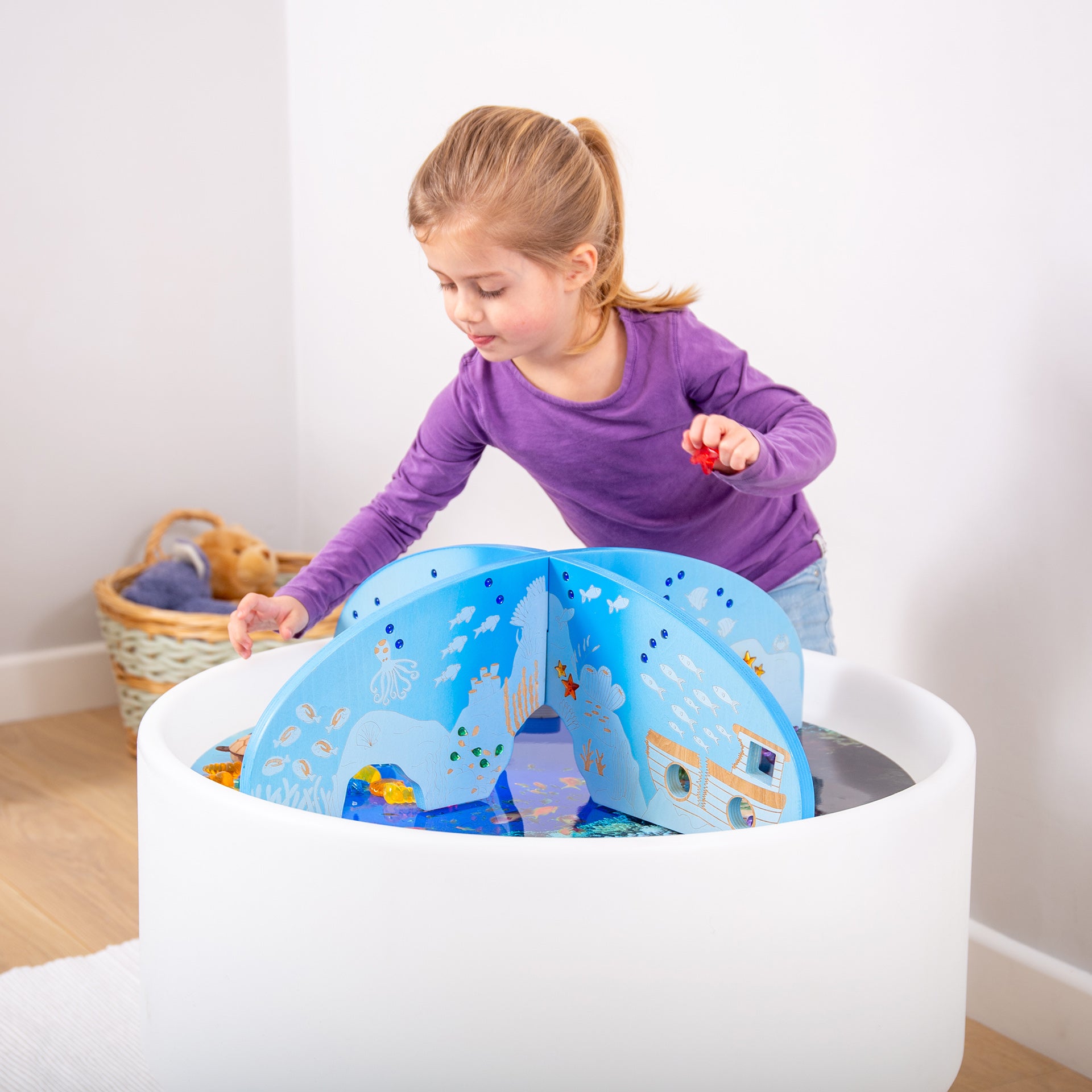 Tickit Ocean Discovery Dividers scenario mare legno 2 pz