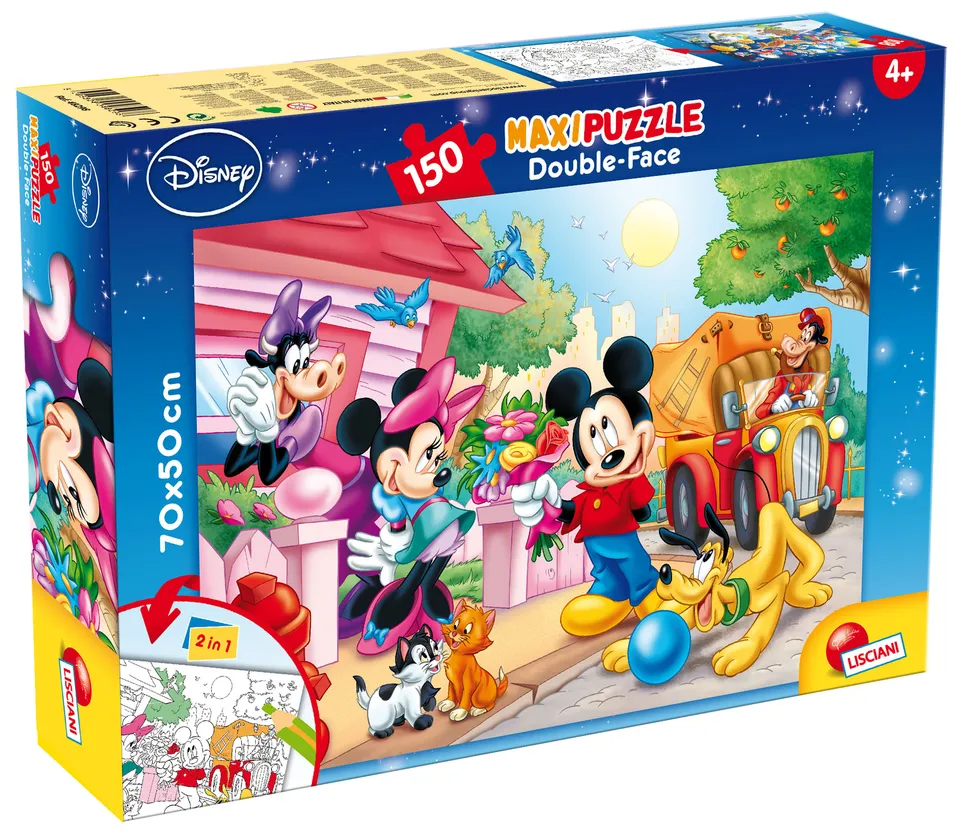 Lisciani Disney Df Maxi Floor 150 puzzle bambini Mickey Mouse
