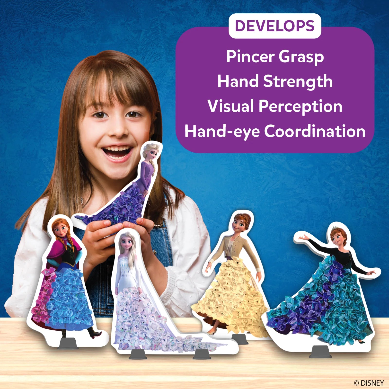 Skillmatics Poke-in Art Disney Frozen kit creativo 4-9 anni