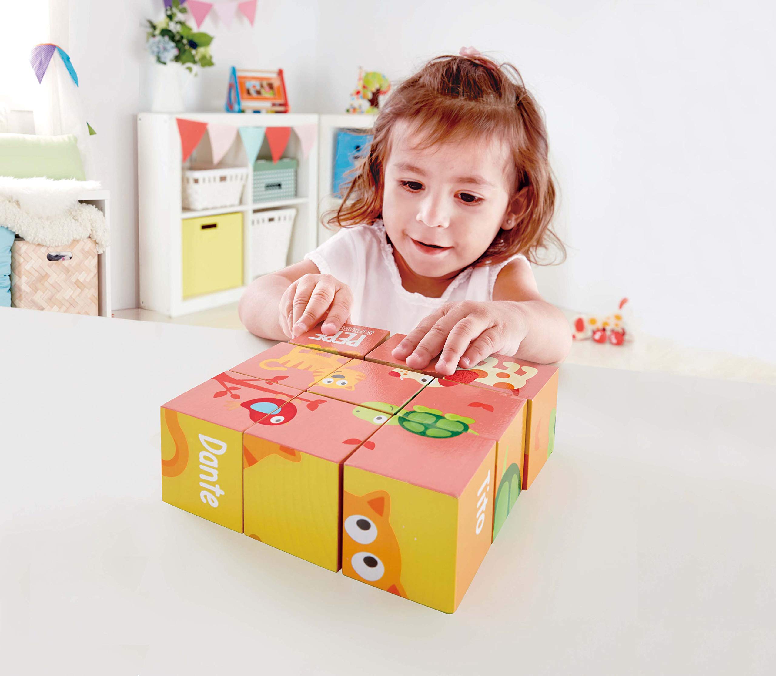 Hape E0452 Pepe Friends puzzle blocchi 9 pezzi
