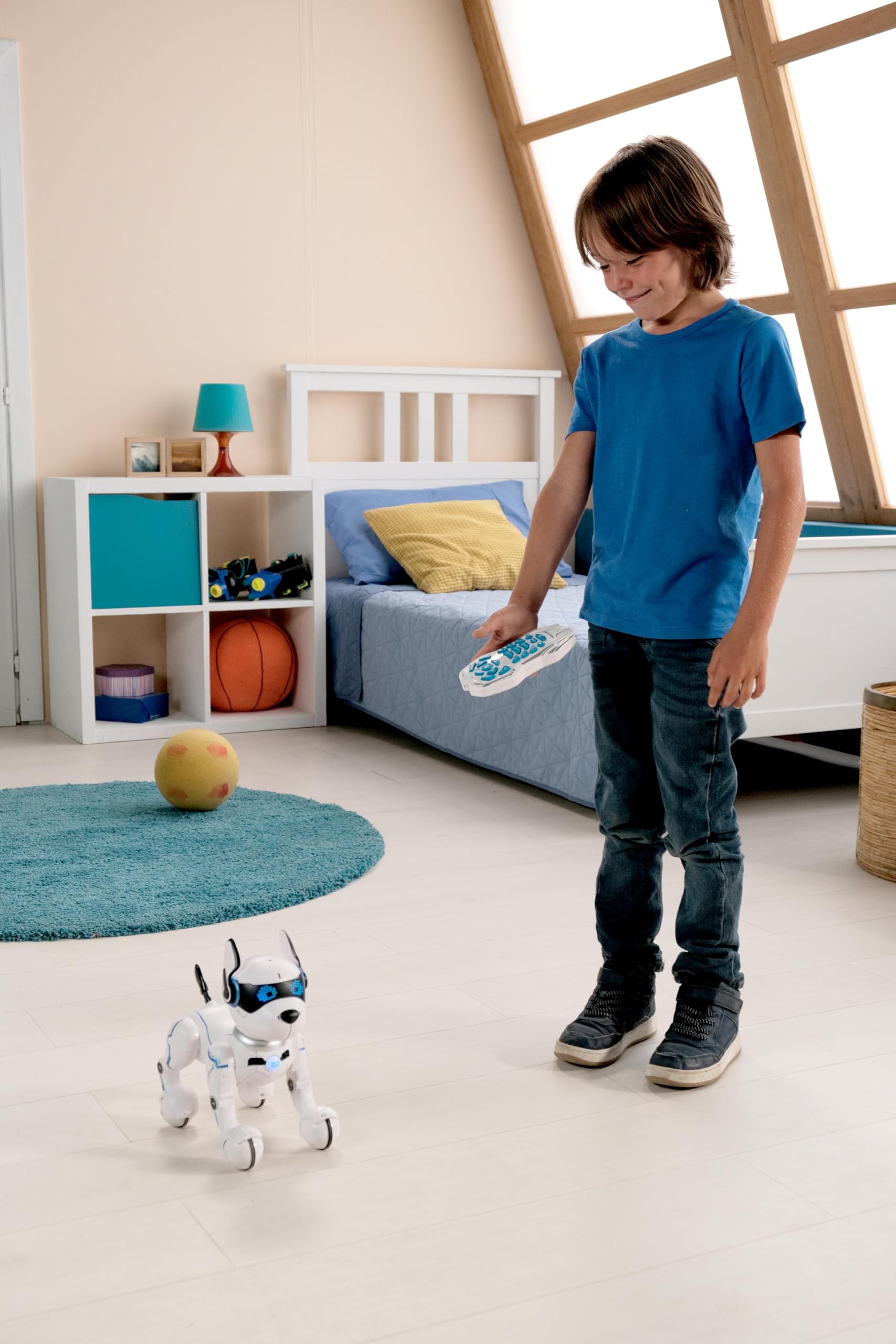 Lexibook Power Puppy DOG01LXB cane robot con telecomando gesti