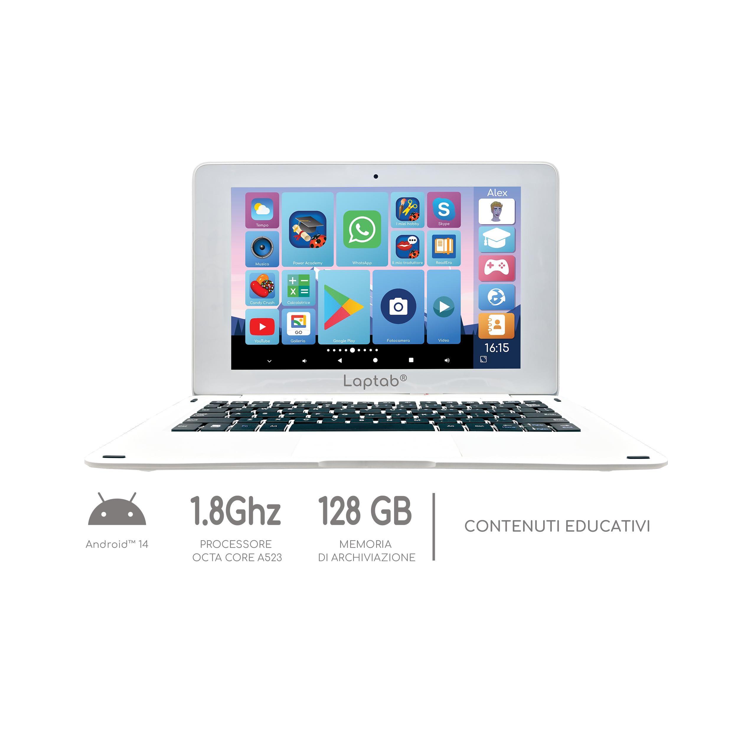 Lexibook Laptab 10 LT10IT laptop touchscreen 128 GB Android